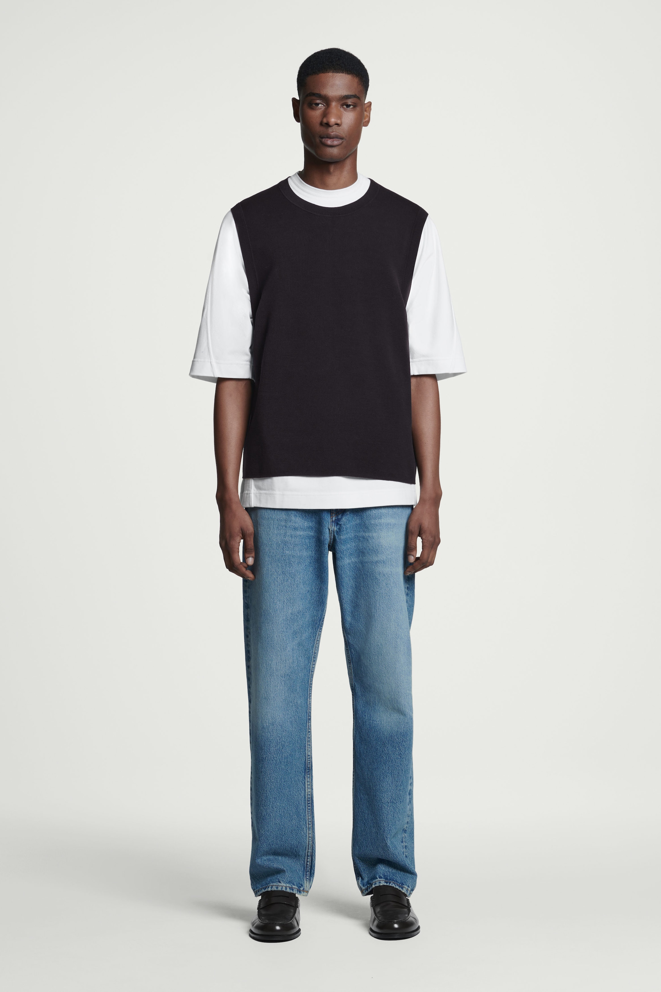 DOUBLE-FACED KNITTED TANK