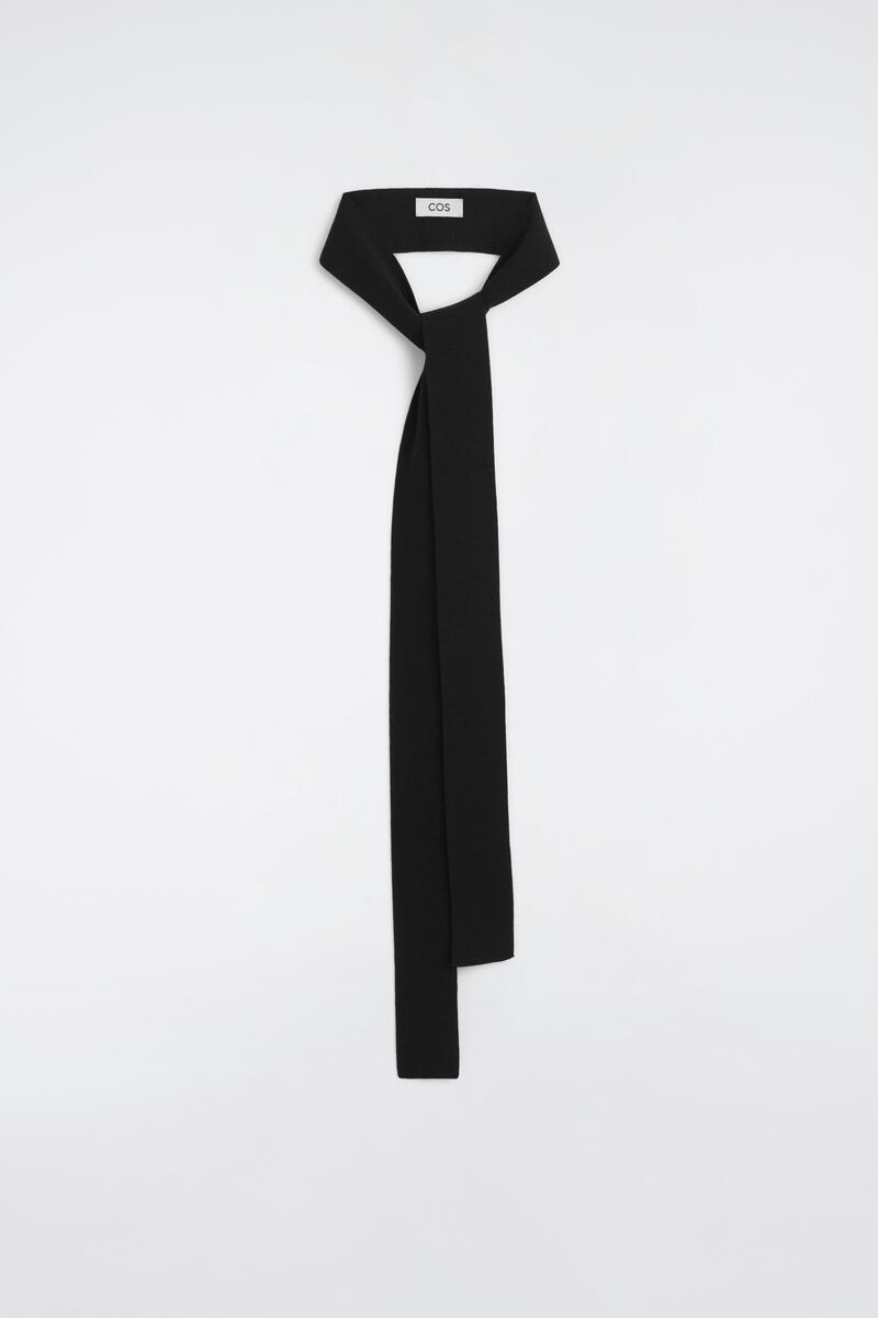 Slim Merino Wool-Silk Scarf