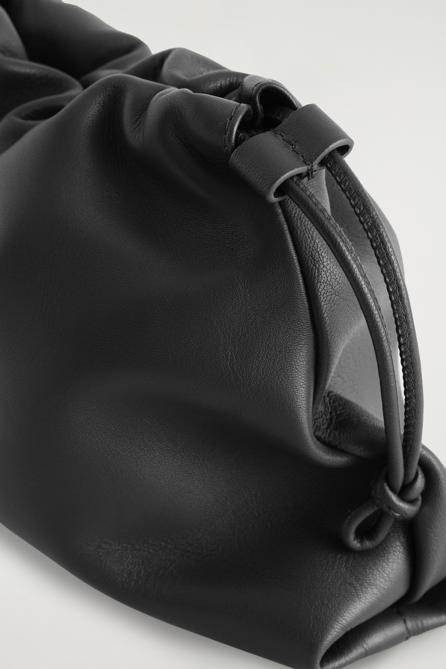 POCHETTE CAVATELLI MINI IN PELLE - NERO/BLU NAVY/GIALLO BURRO - 8