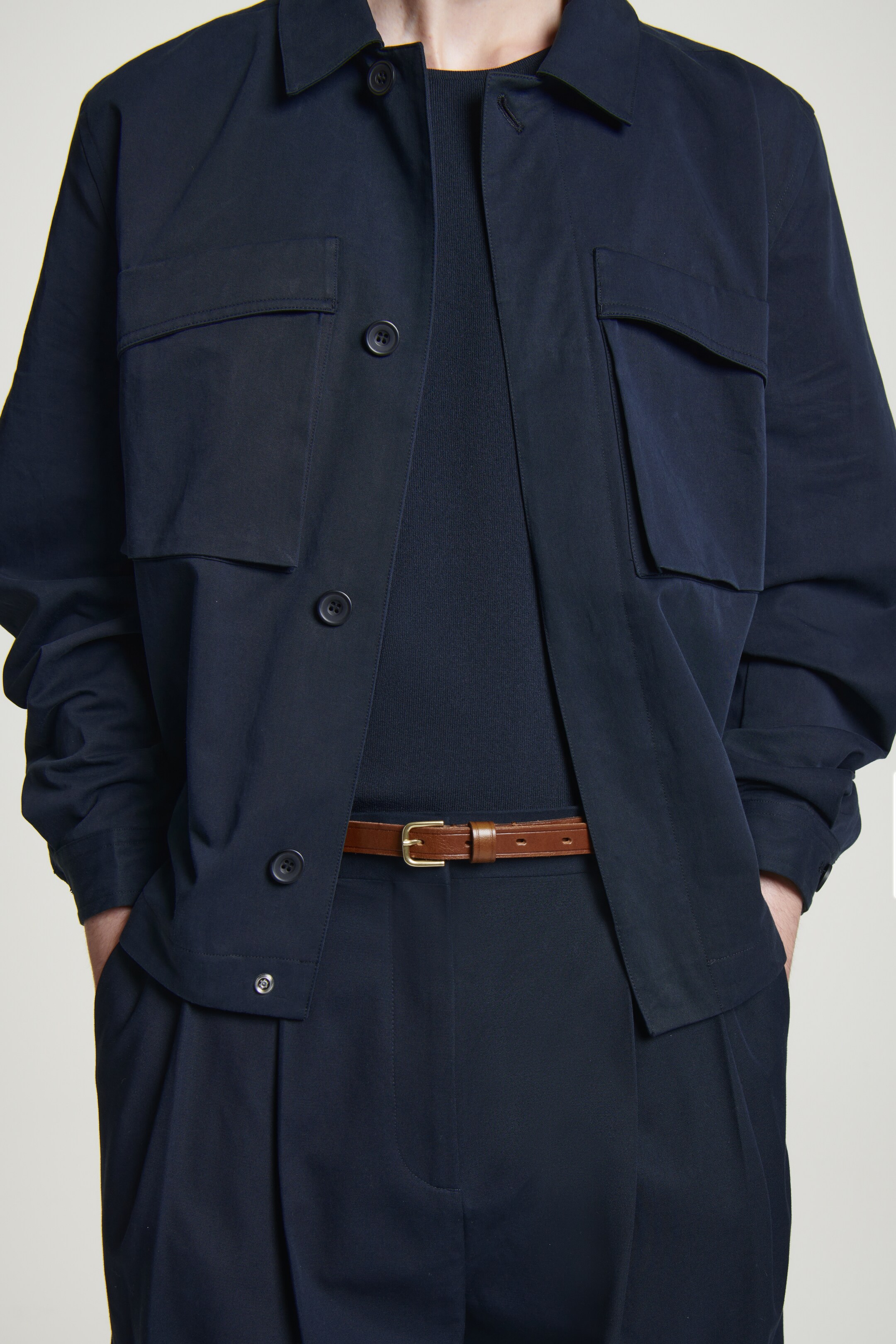 Grösseres Bild ansehen: SCHMALER LEDERGÜRTEL - BRAUN - HERREN | H&M CH 1
