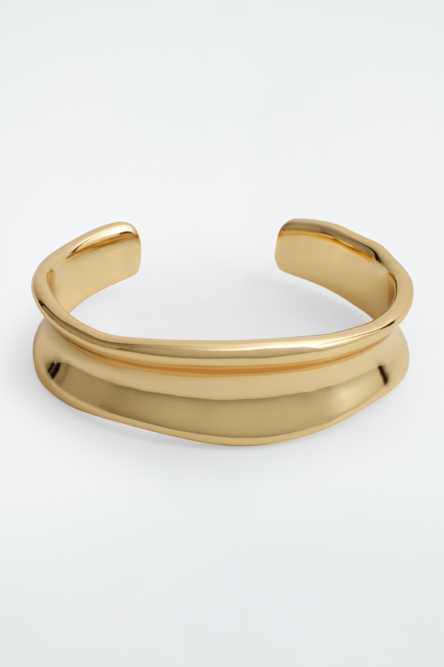 BRAZALETE ESCULPIDO DELGADO - DORADO/PLATEADO - 2