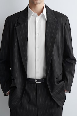 SLIM TAILORED COTTON-POPLIN SHIRT — WHITE 5