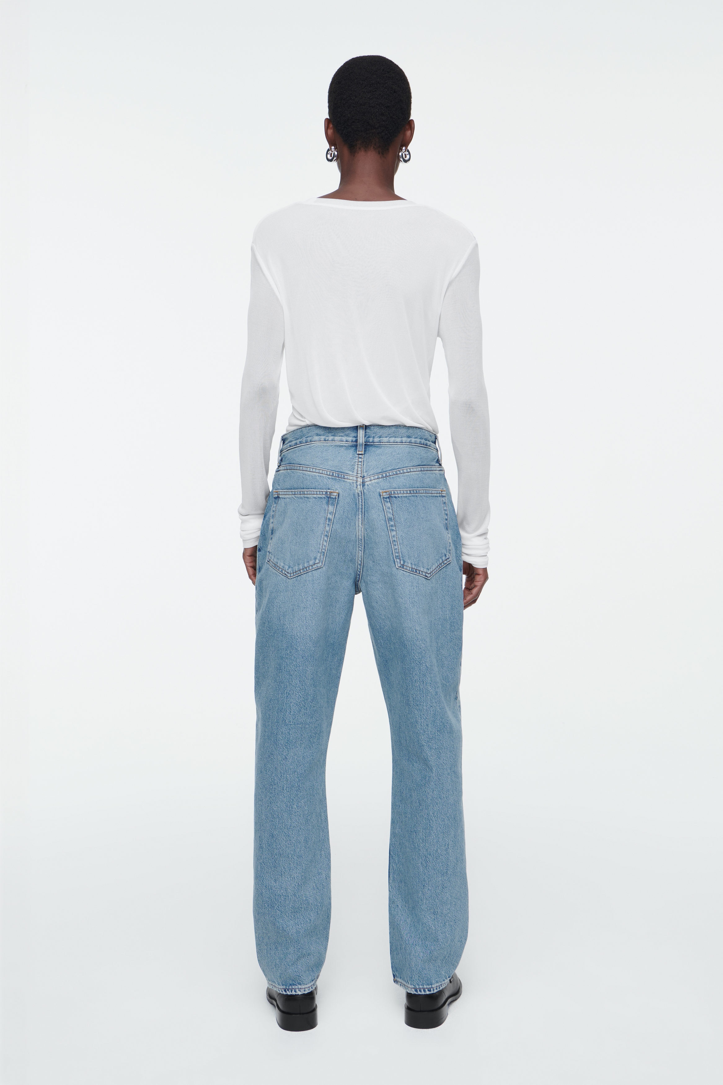 SEMI WIDE STRAIGHT FIT LIGHT BLUE JEAN(品切れ時の予約制作) STRAIGHT - Jeans