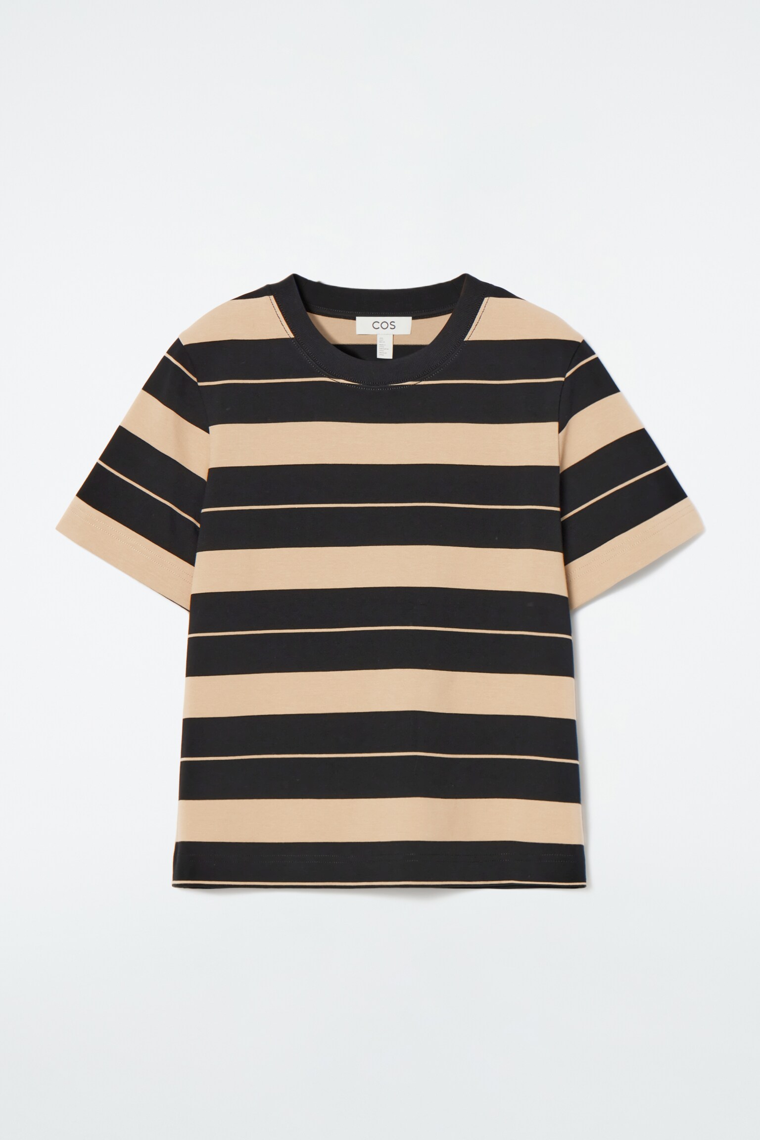 CAMISETA DE CORTE LIMPIO REGULAR FIT - BEIGE/RAYAS/GRIS JASPEADO/BEIGE CLARO/ROJO OSCURO/BLANCO/ROSA / AZUL MARINO/CAQUI/Negro/AZUL MARINO/BLANCO/NEGRO/NARANJA/BLANCO/RAYAS/BLANCO/BURDEOS/RAYAS/AZUL/RAYAS/AZUL MARINO/BLANCO/A RAYAS/NEGRO/VERDE/RAYAS/AZUL MARINO / A RAYAS/MARRÓN OSCURO/BLANCO/NEGRO/RAYAS/GRIS MARENGO JASPEADO/ROSA CLARO/VERDE / CRUDO/NEGRO/RAYAS/ROJO/BLANCO ROTO/BURDEOS/AZUL COBALTO/Blanco roto/Negro/CAQUI/VERDE ACEITUNA/BURDEOS