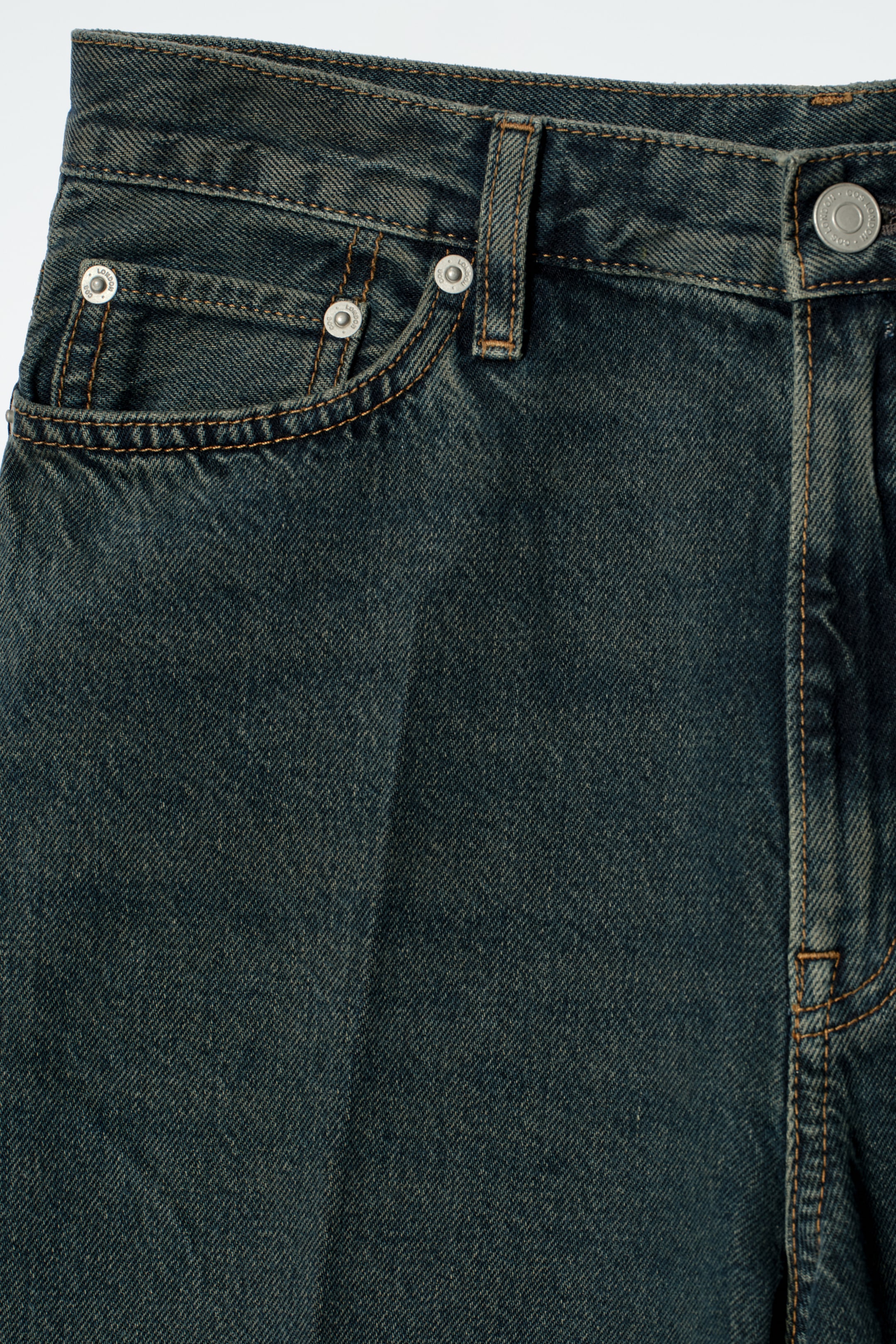 Grotere afbeelding bekijken: TIDE WIDE-LEG JEANS - MID-WASH BLUE - DAMES | H&M NL 6