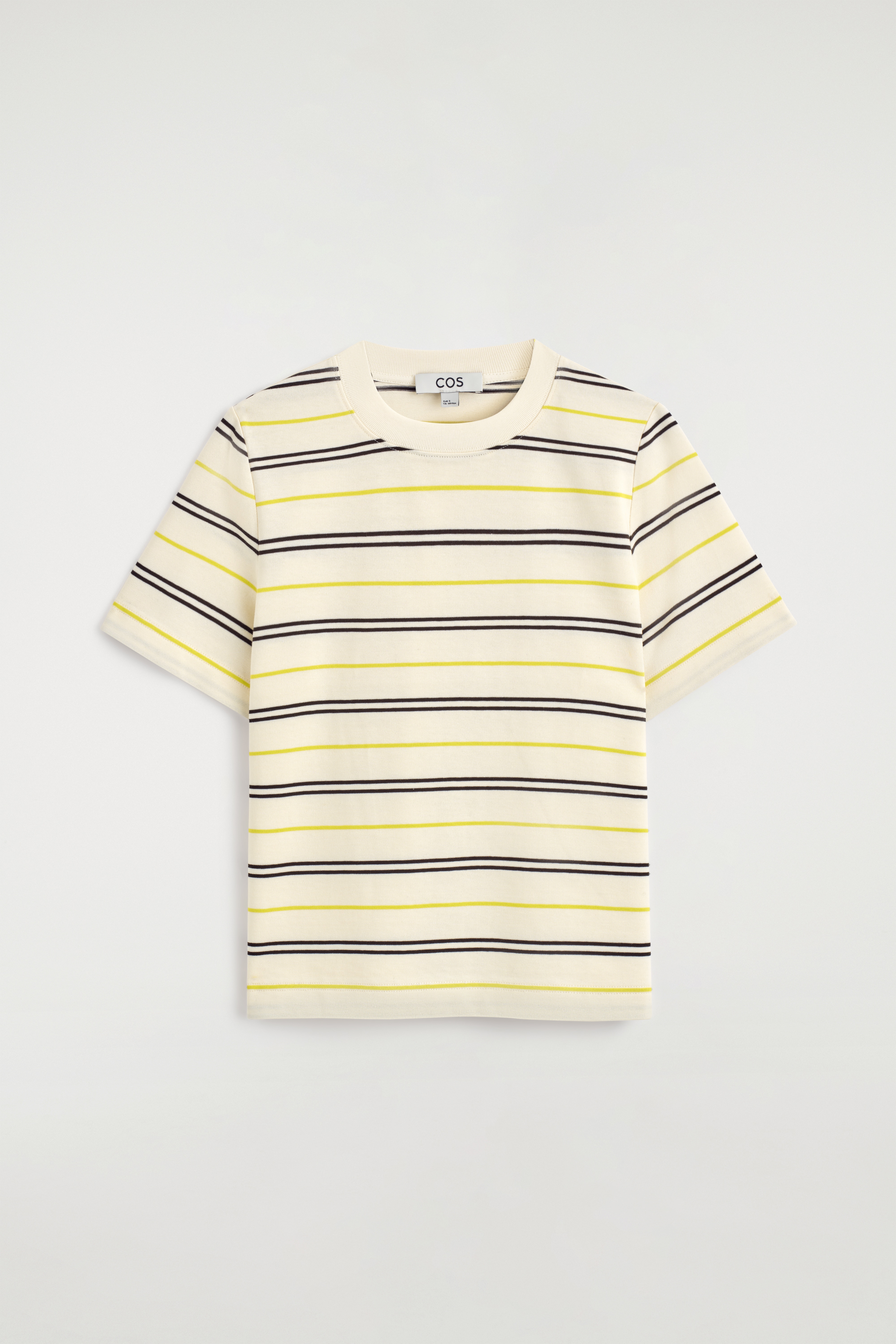 T-SHIRT DALLE LINEE PULITE - AVORIO / GIALLO / RIGHE/BIANCO/NERO/GRIGIO SCURO MÉLANGE/NERO / BIANCO / ROSSO / RIGHE/MARRONE SCURO/GIALLO/BIANCO / ARANCIONE/BEIGE MÉLANGE/ROSA/BLU NAVY/MARRONE / BLU / RIGHE/VERDE