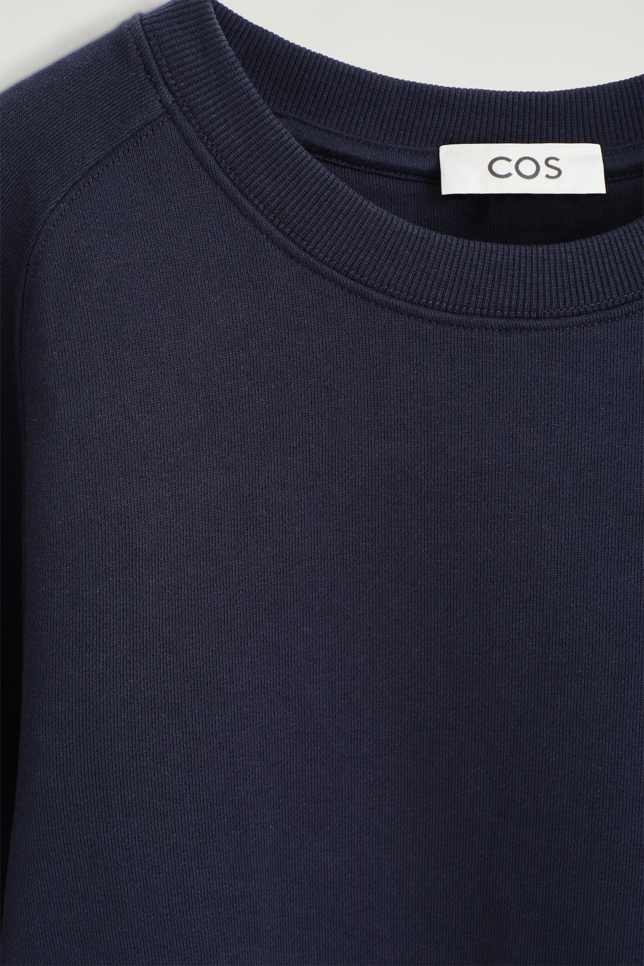 COTTON SWEATSHIRT — NAVY