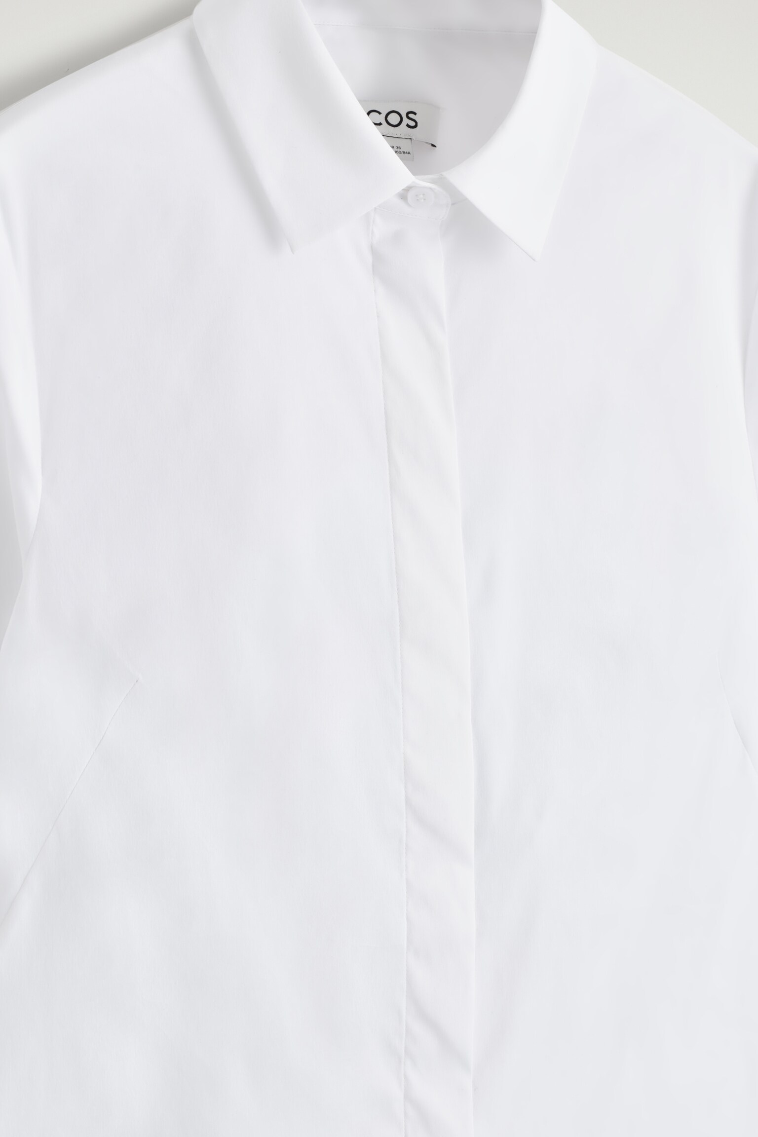 CHEMISE CLASSIQUE EN COTON - BLANC - 7