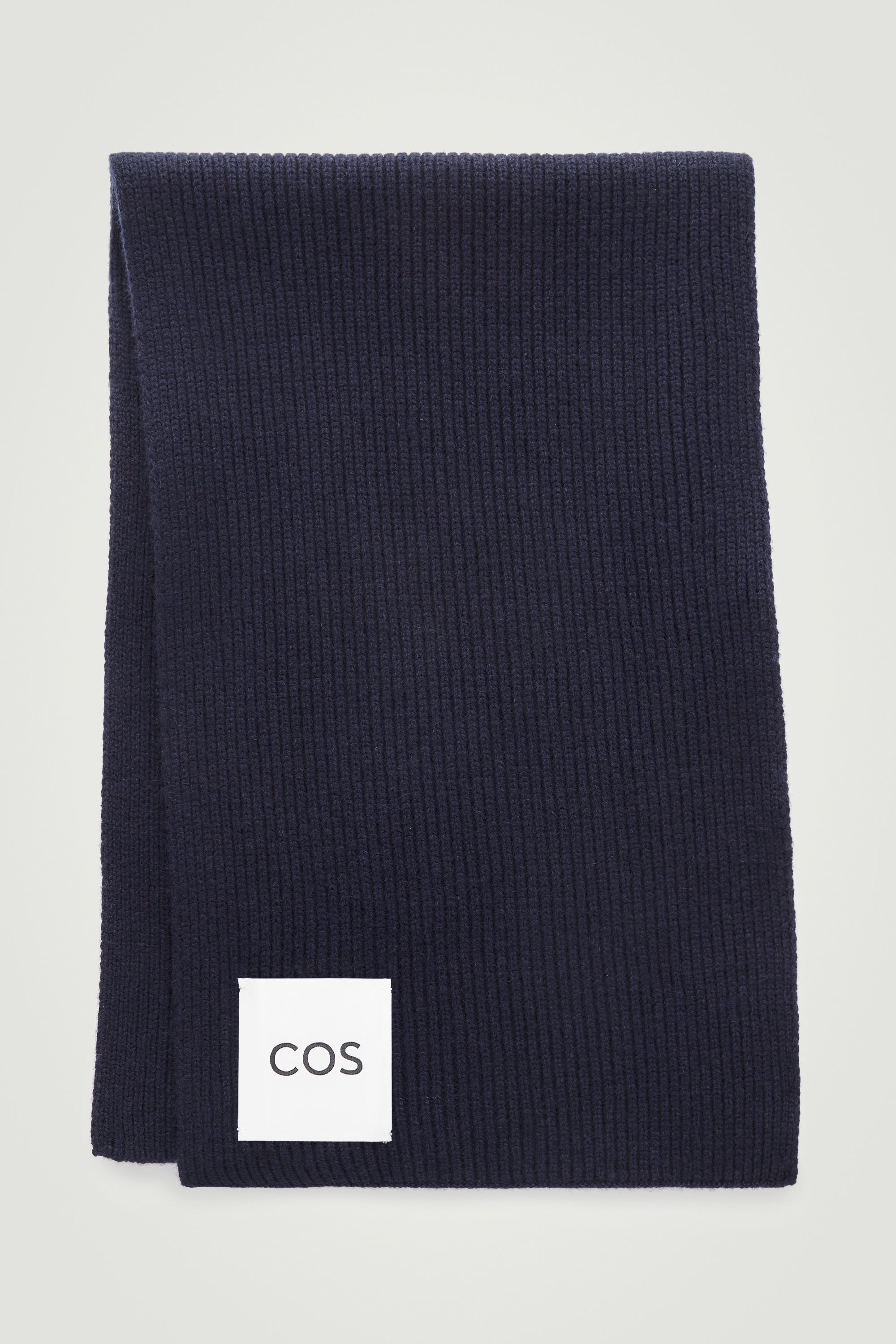 【未使用品】MUFFLER, WOOL-KNIT NAVY 1118769_nv.webp