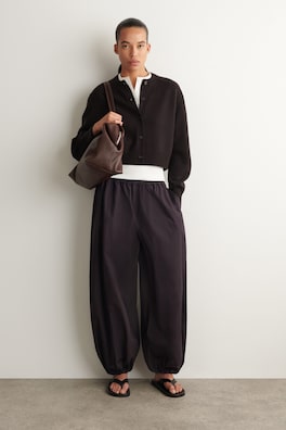 MERINO WOOL SWEATER — BROWN 2