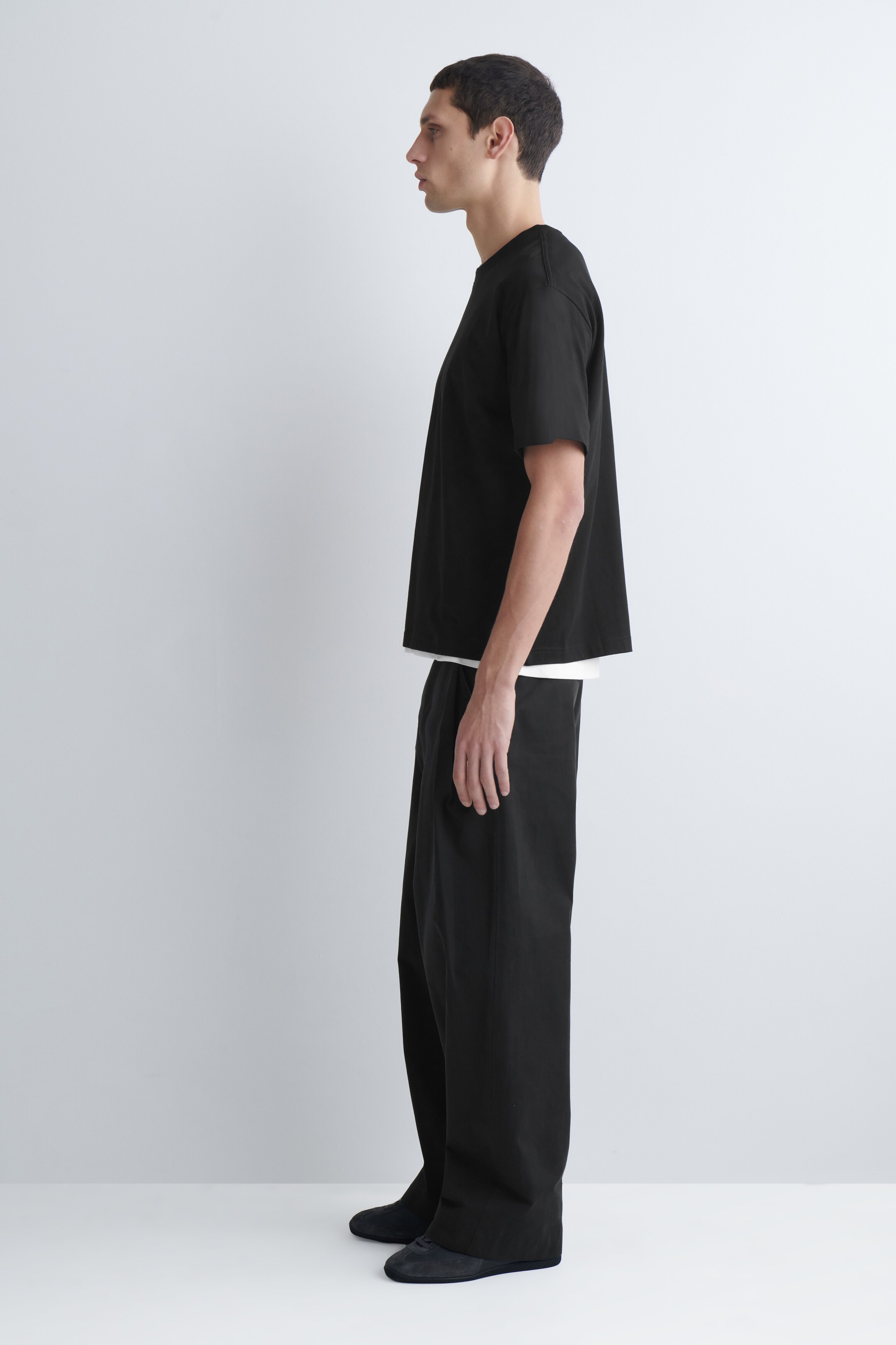 Agrandir l'image: T-SHIRT DÉCONTRACTÉ EN COTON LÉGER - NOIR - HOMME | H&M CH 5