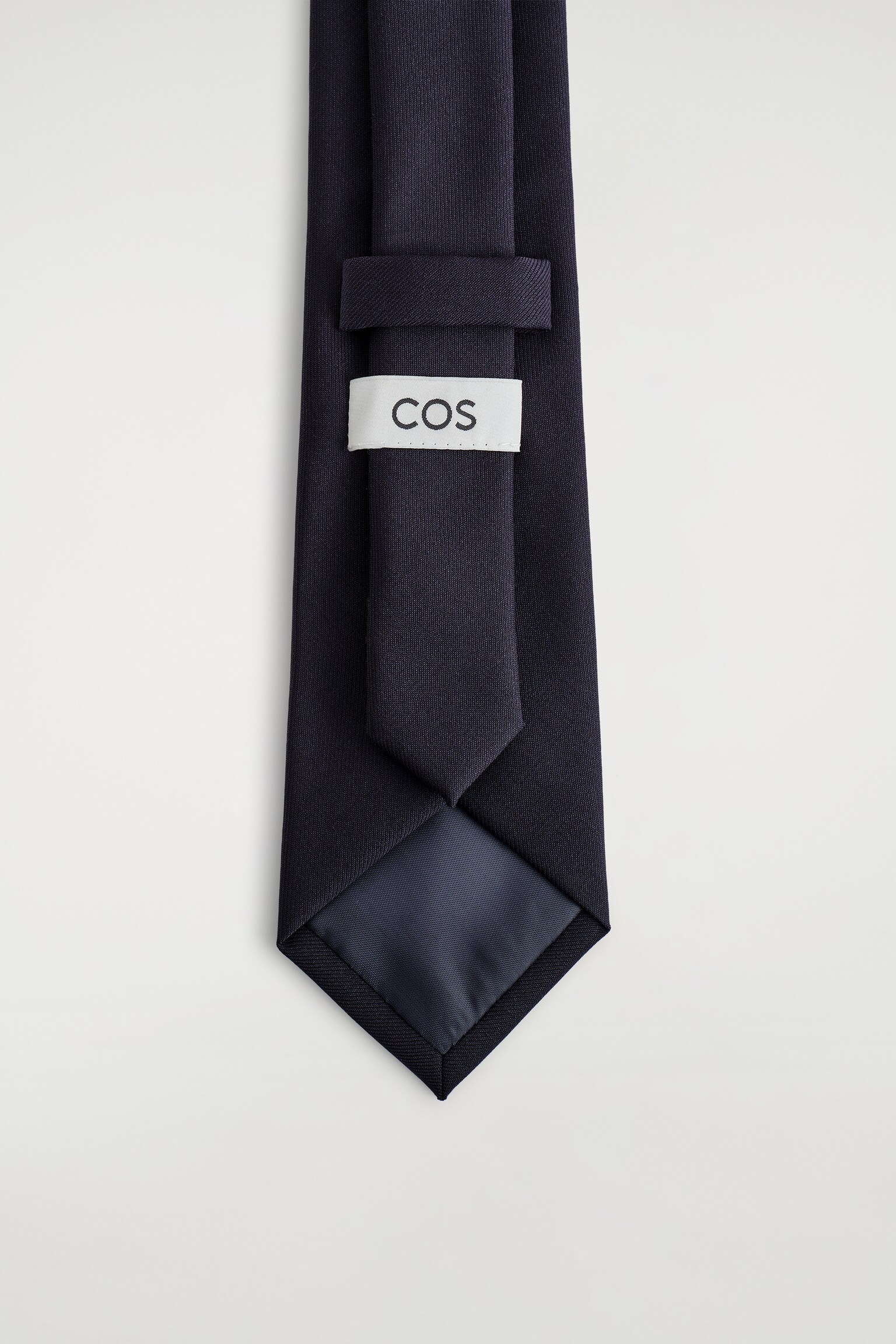 WOOL TIE - NAVY - 3