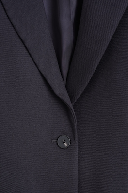 SINGLE-BREASTED WOOL BLAZER — MIDNIGHT 8