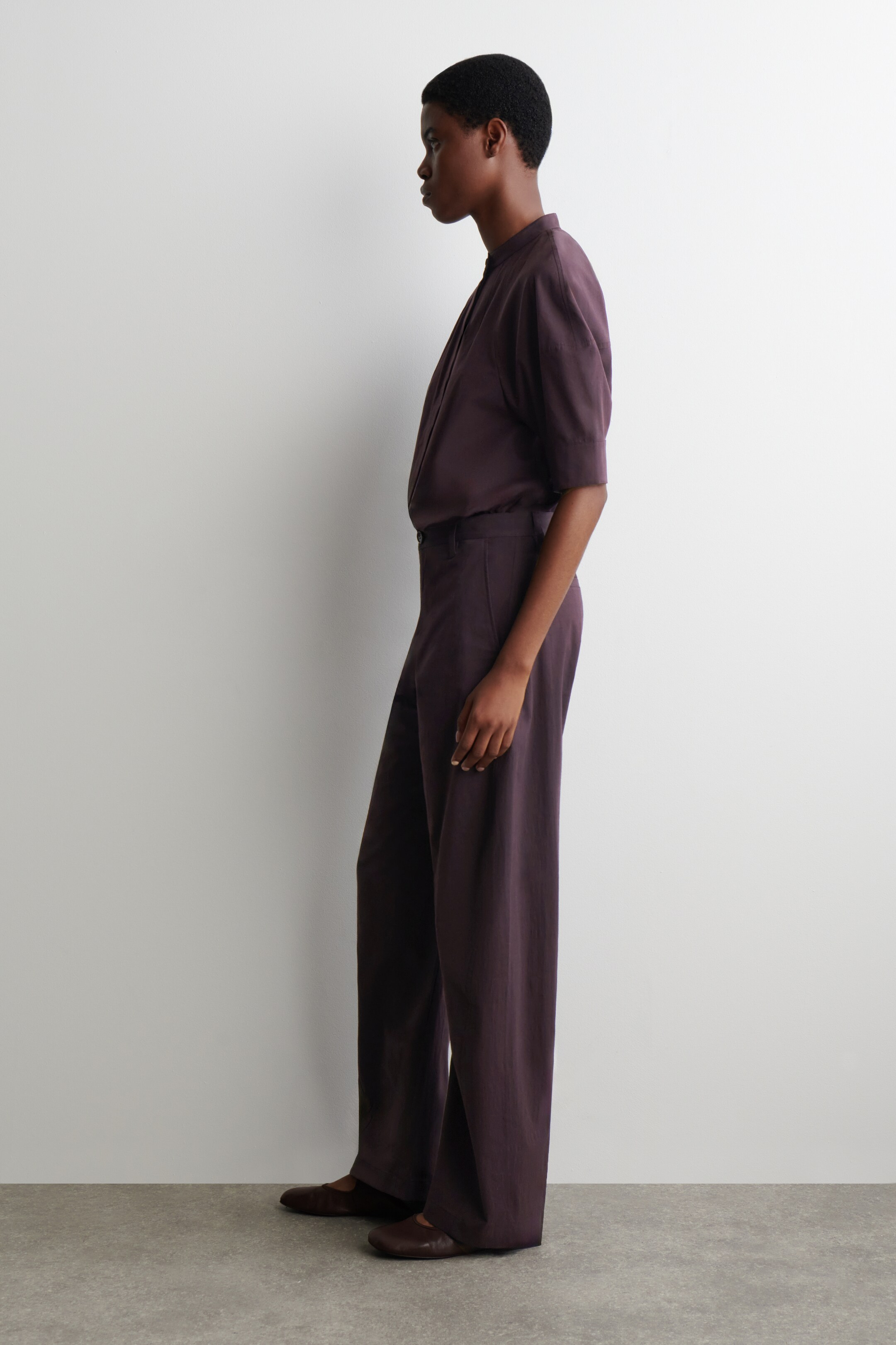 הצגת תמונה גדולה יותר: מכנסי חבית כותנה - סגול - Ladies | H&M IL 4