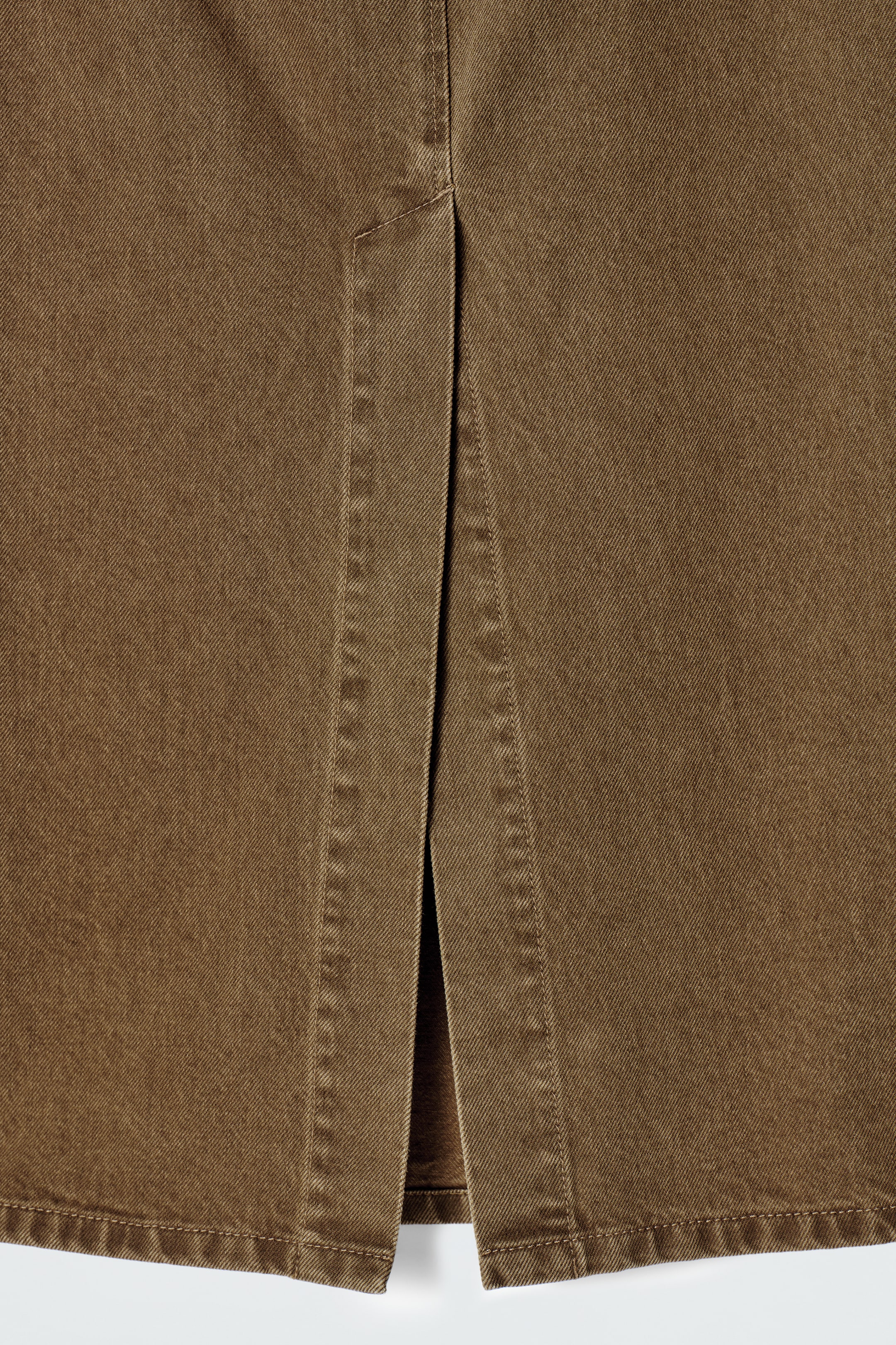 View larger image: STRAIGHT DENIM MIDI SKIRT - BROWN - Ladies | H&M GB 8