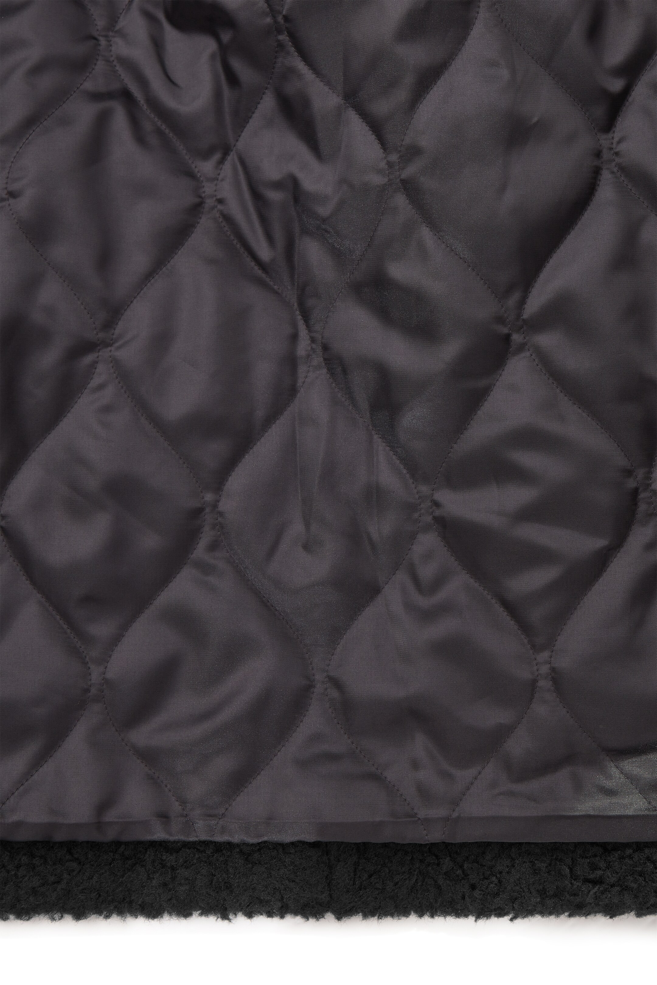 View larger image: PADDED FAUX SHEARLING JACKET - BLACK - Men | H&M GB 2