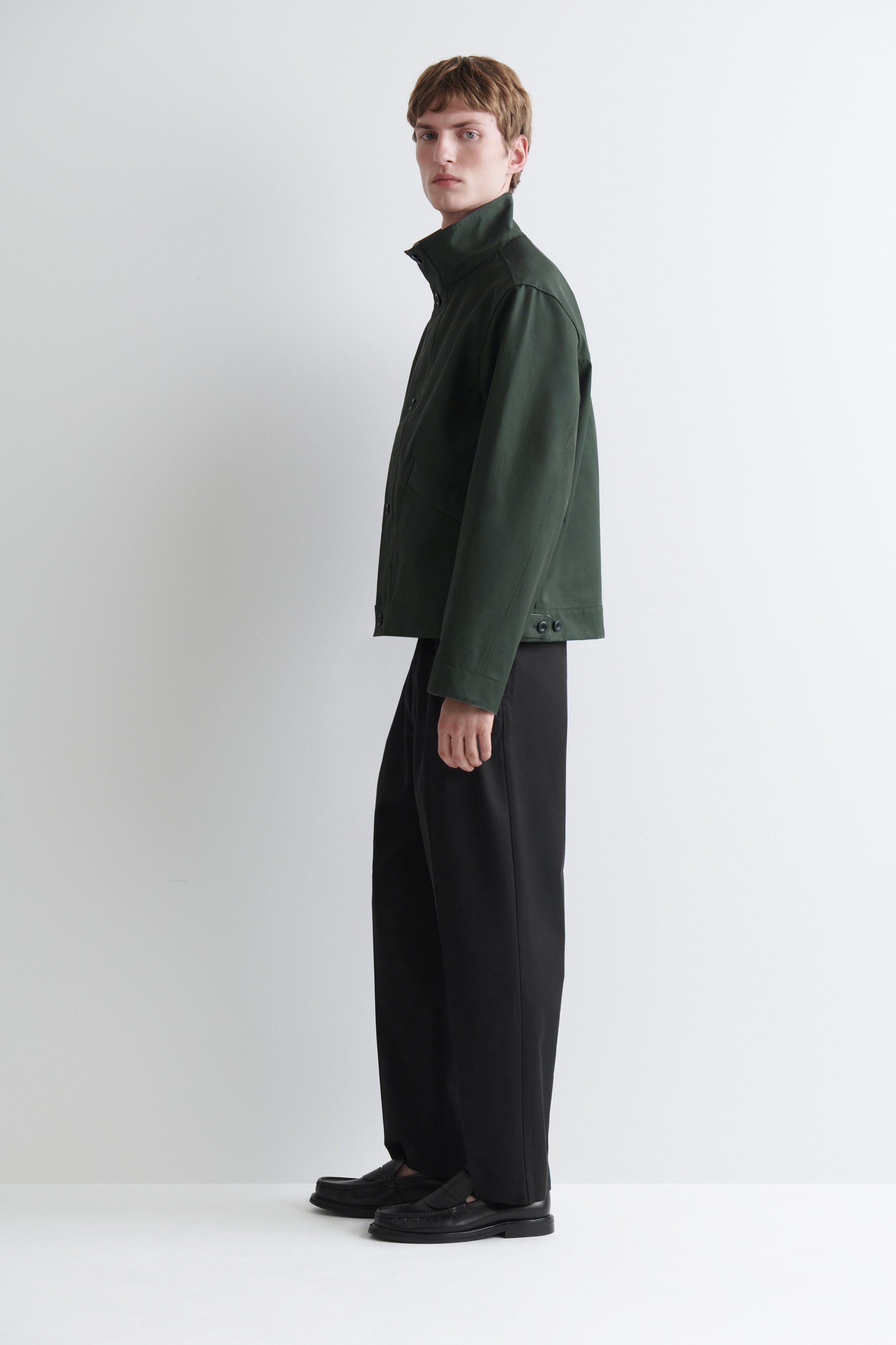 REVERSIBLE MOCK-NECK JACKET - thumbnail 4