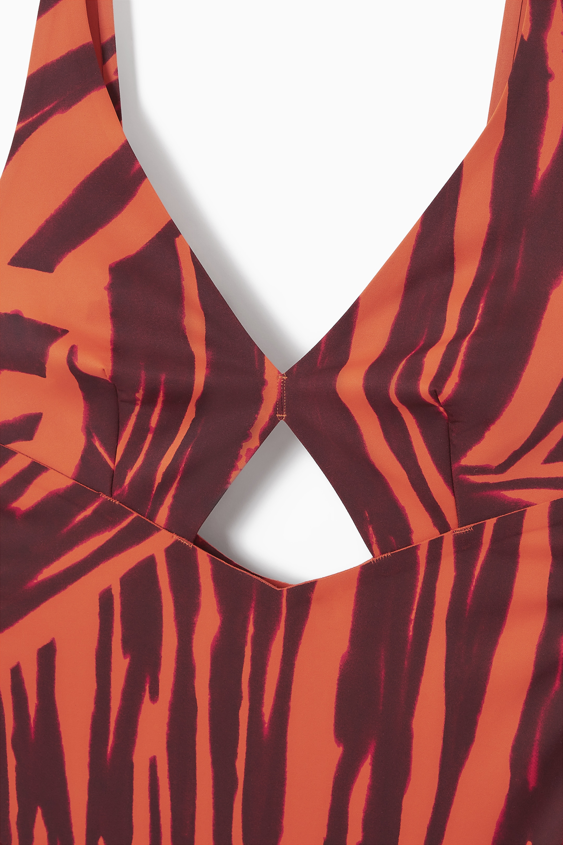 Grösseres Bild ansehen: BADEANZUG AUS SCUBA MIT CUT-OUT - BRAUN/ORANGE/PINK - DAMEN | H&M CH 3