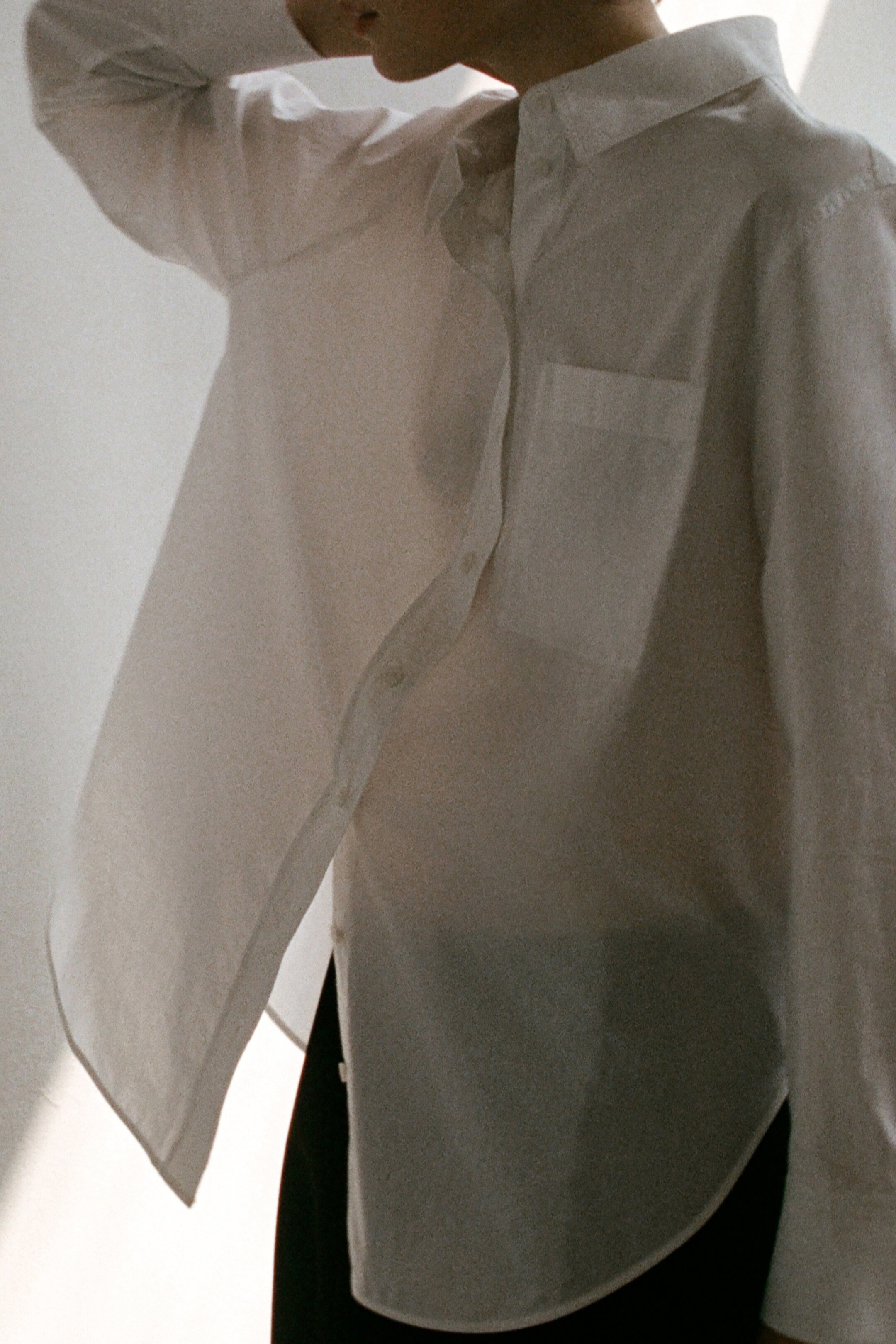 Größeres Bild anzeigen: ELEGANTES HEMD AUS PIMA-BAUMWOLLE - WEISS - Ladies | H&M AT 12