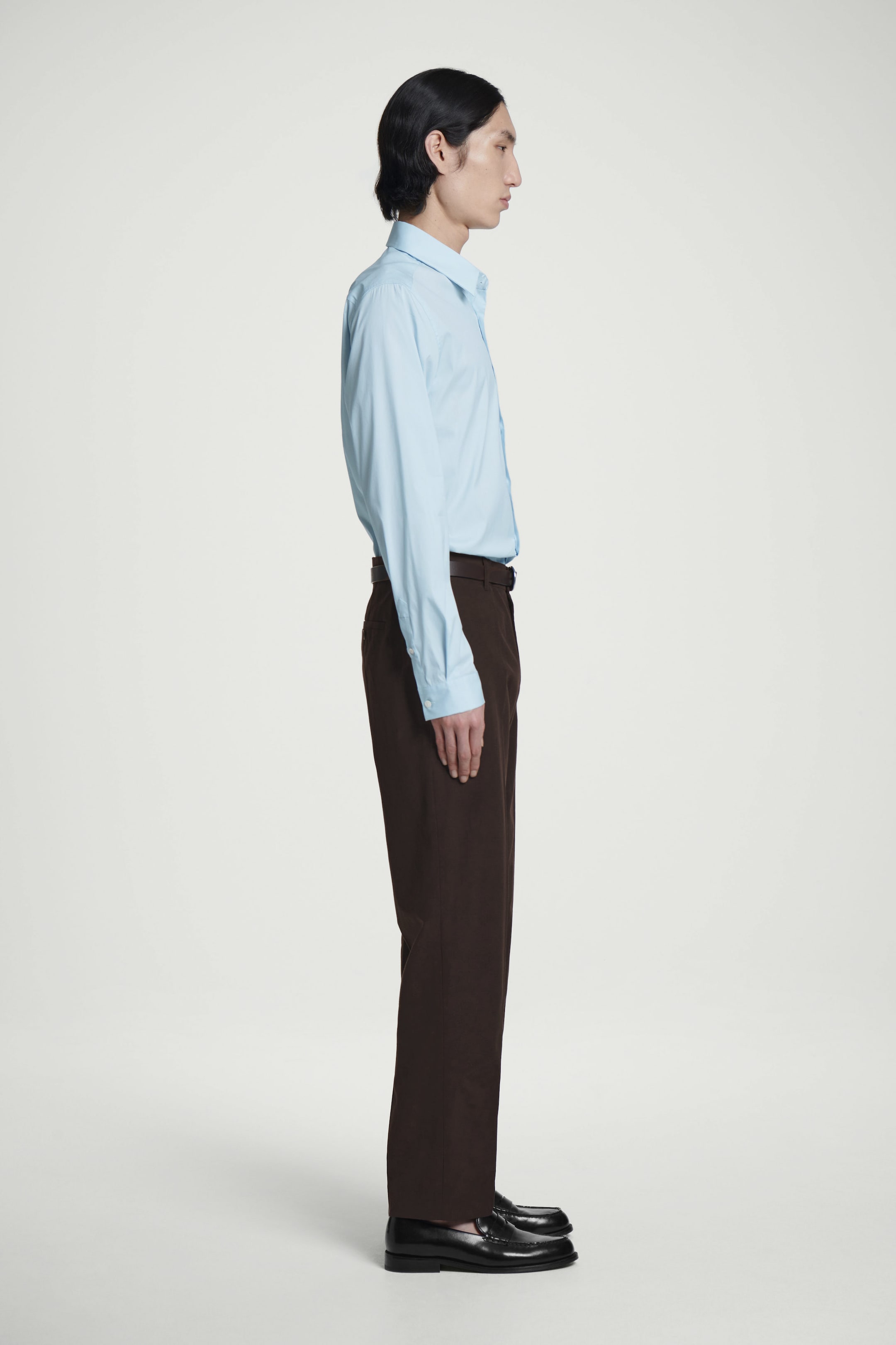 SLIM TAILORED POPLIN SHIRT