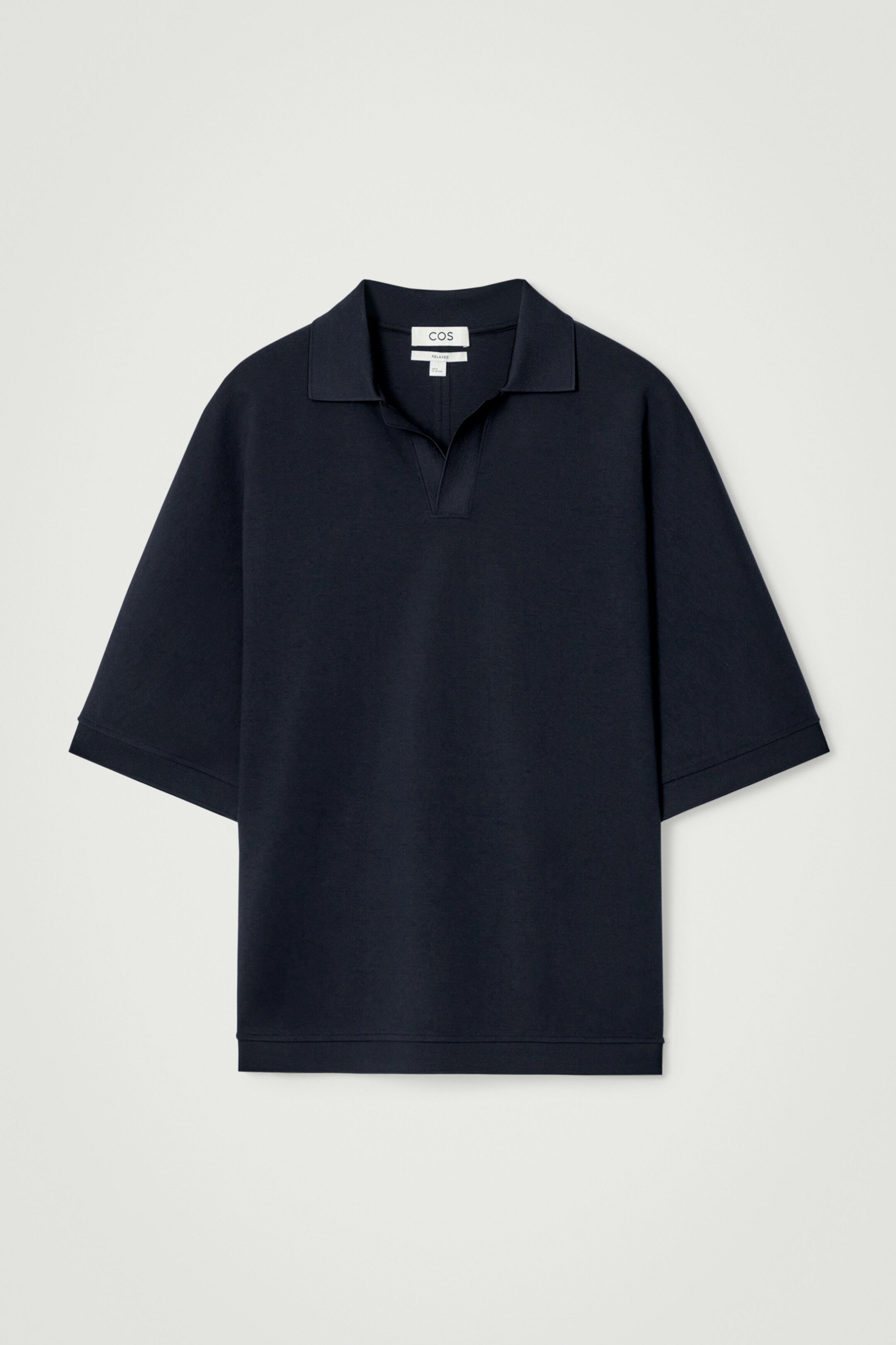 Grotere afbeelding bekijken: Polohemd van gemerceriseerd jersey met open kraag - MARINEBLAUW - HEREN | H&M BE 6