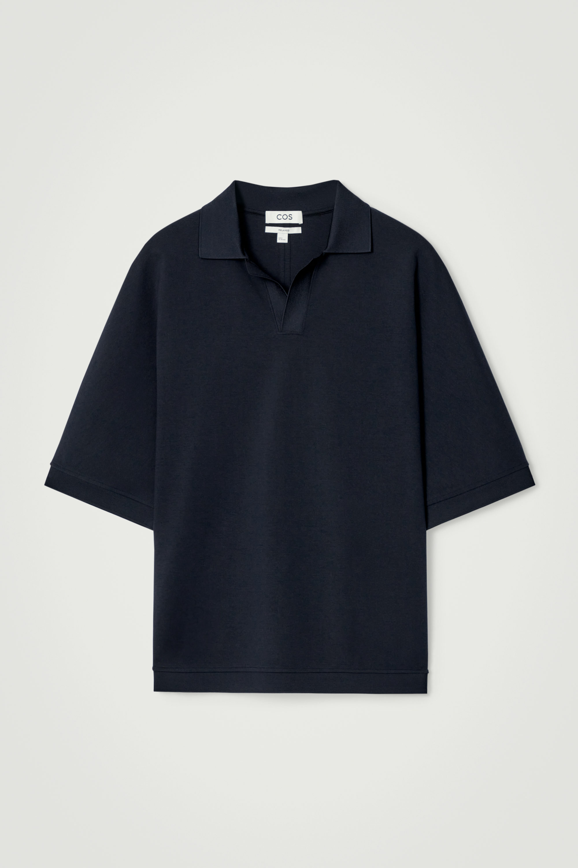 ■ ■ South Blue Black Logo Open Collar Polo Shor MICHAEL KORS Men's Short Sleeve Cotton Polo Shirt,Black Size