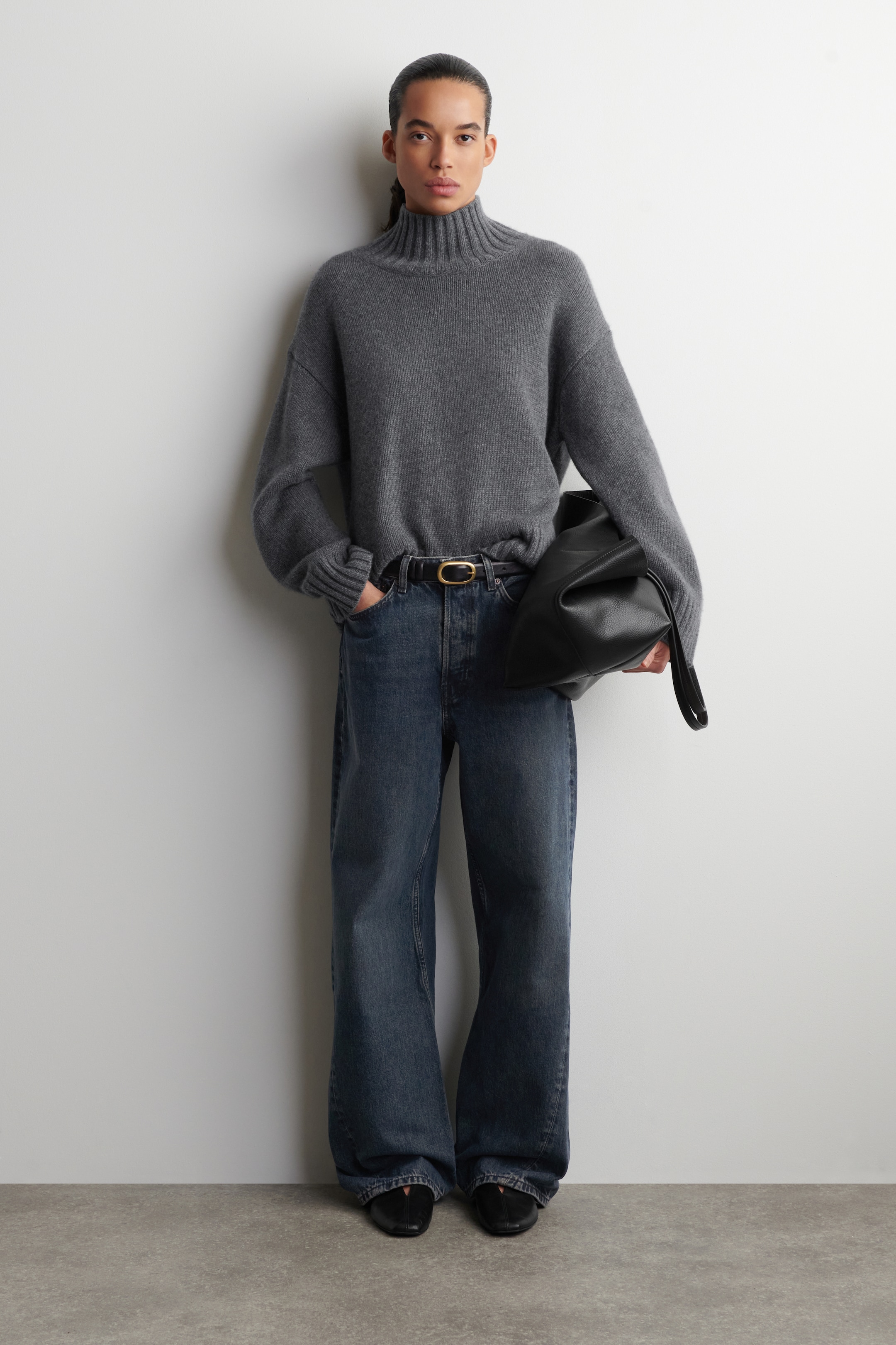 Grotere afbeelding bekijken: FACADE RECHTE JEANS - DUSTY BLAUW - DAMES | H&M NL 1