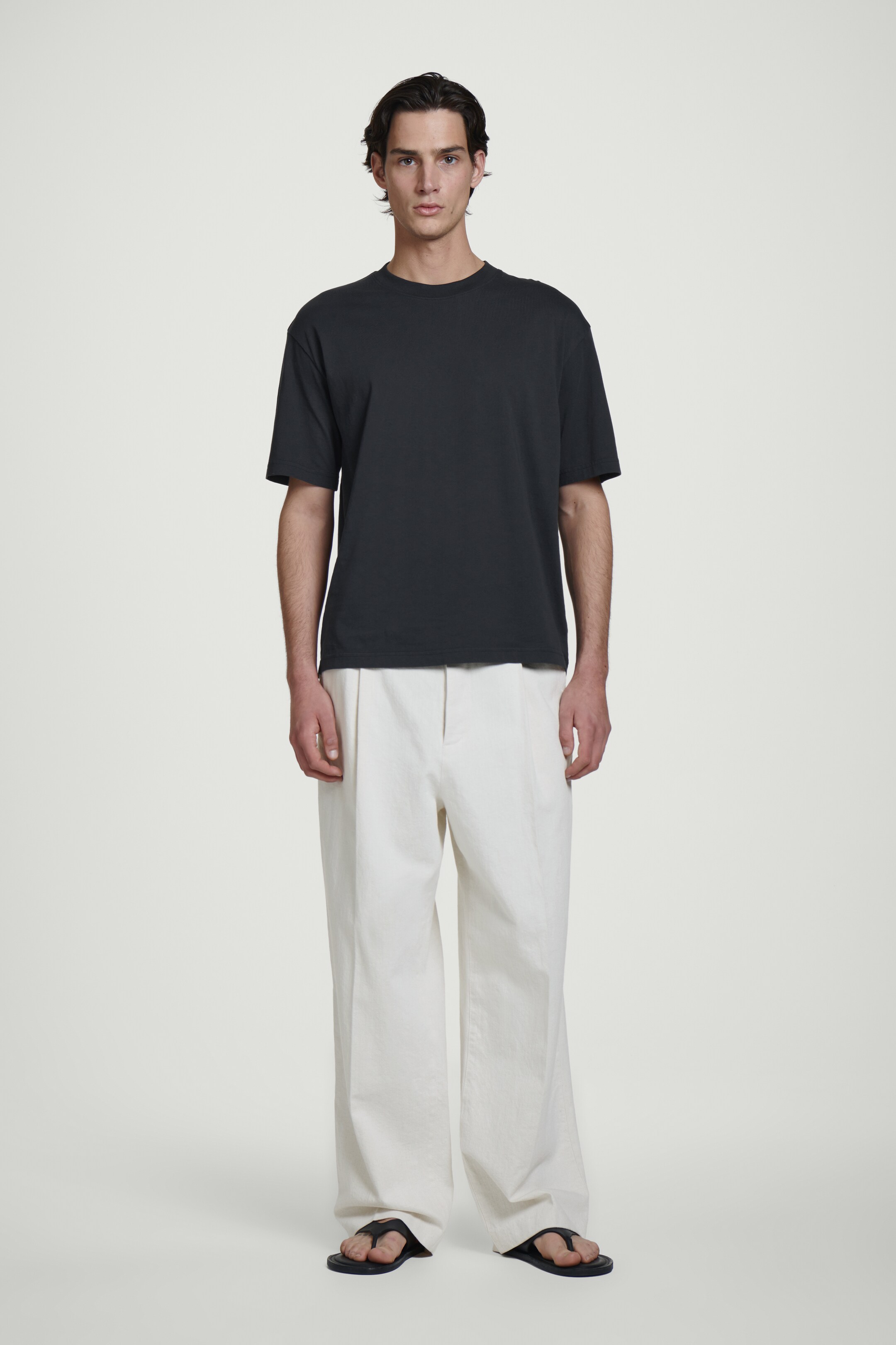 Ver imagen más grande: CAMISETA DE ALGODÓN LIGERO RELAXED FIT - AZUL MARINO - HOMBRE | H&M ES 3