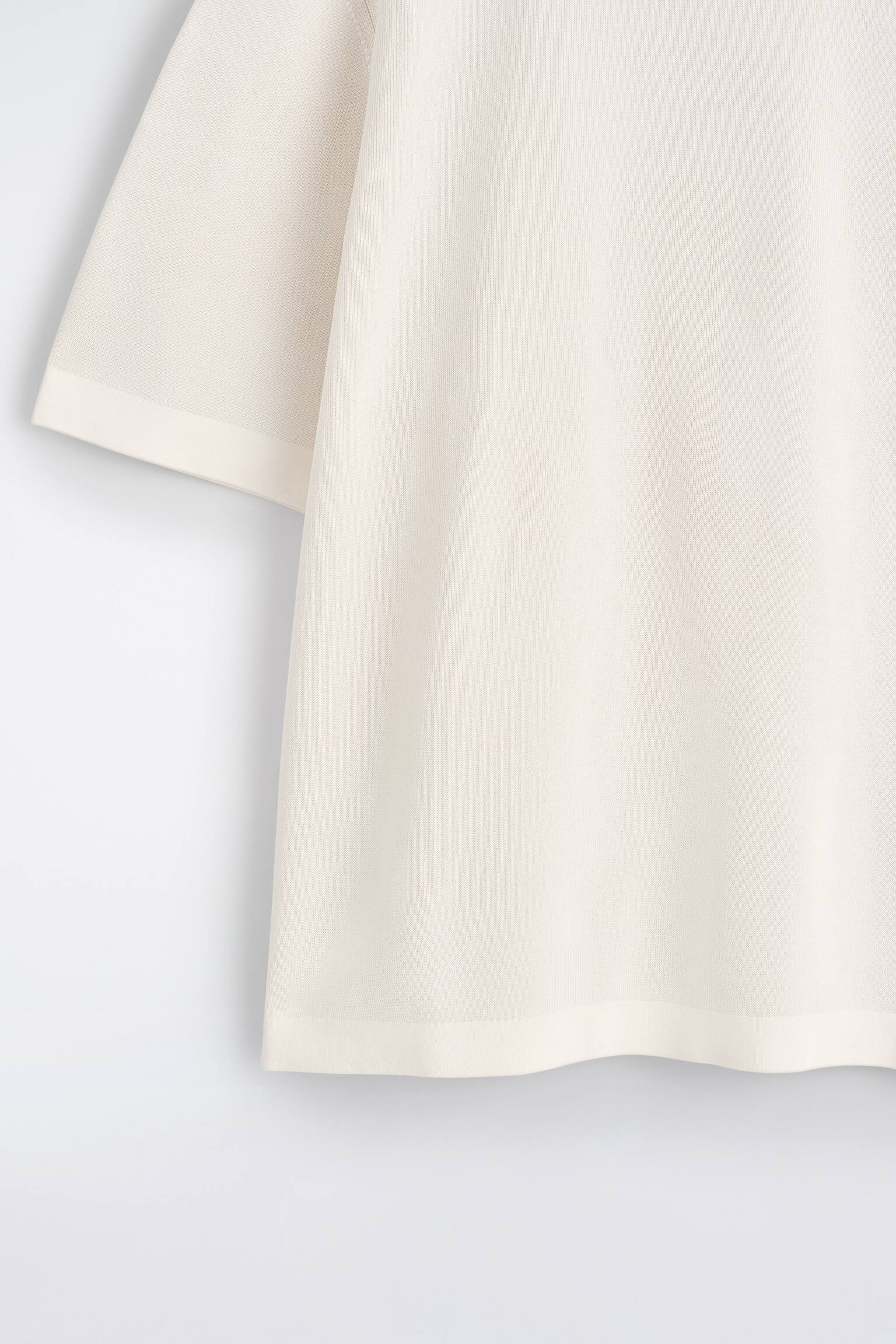 Ylisuuri kaksipuolinen neulospaita - VALKOINEN / MUSTA - 4