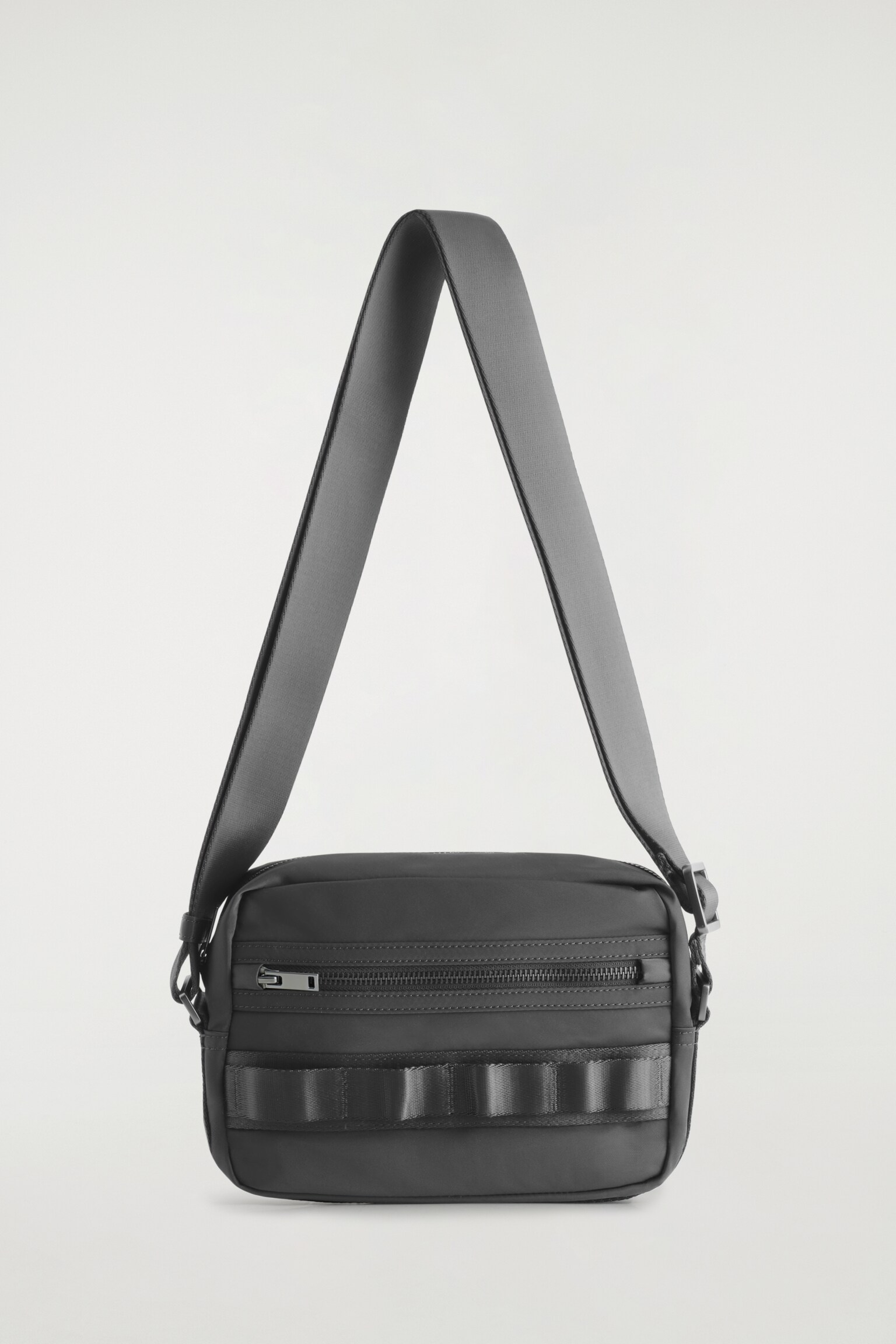 TRANSIT UMHÄNGETASCHE - NYLON - GRAU/NAVYBLAU - 2