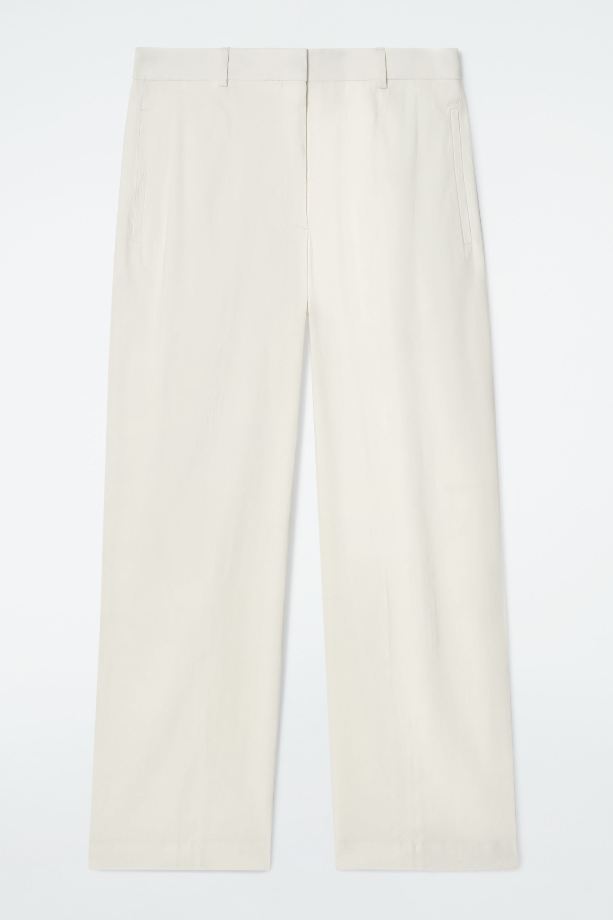 TAILORED LINEN PANTS - ECRU | COS