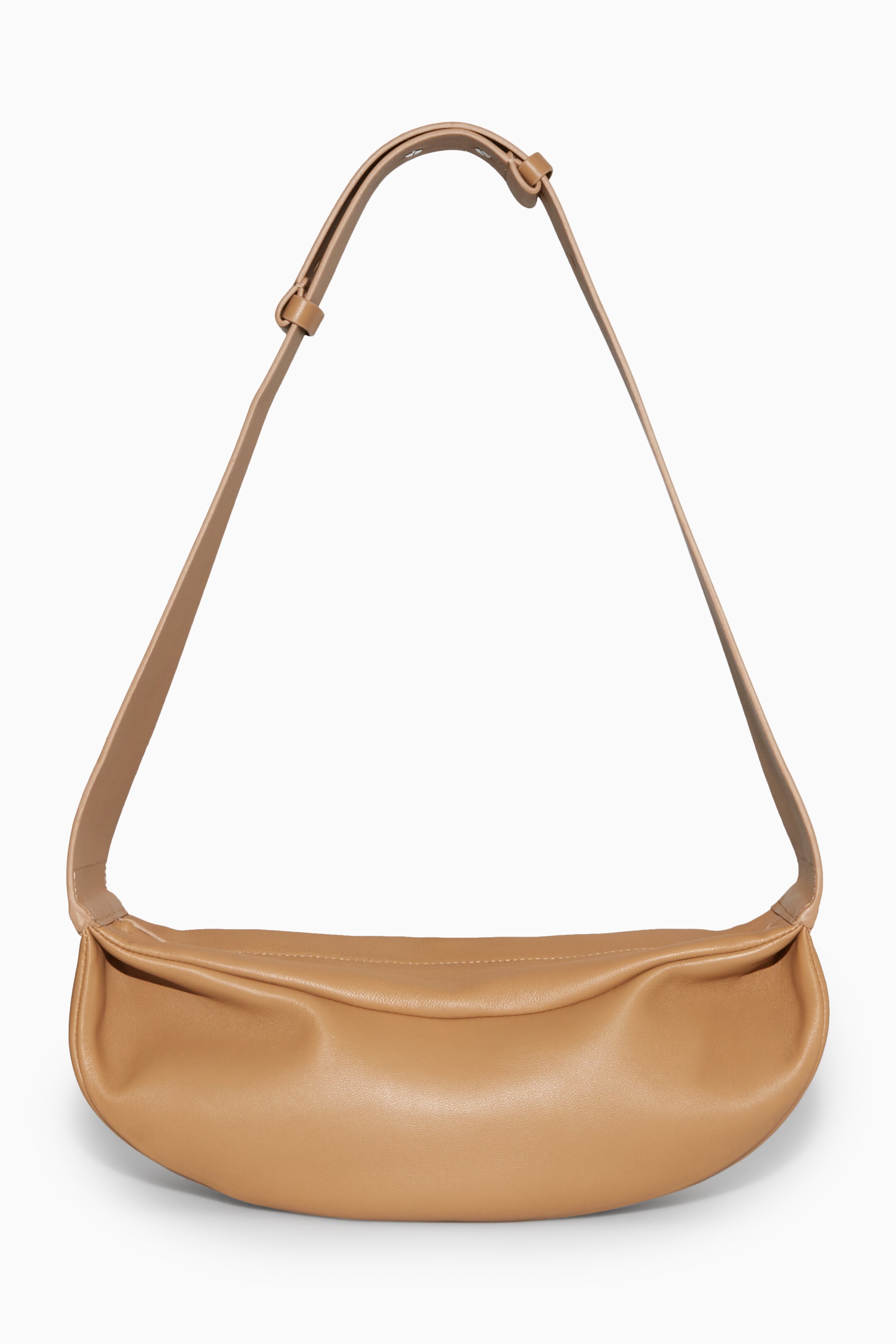 Grotere afbeelding bekijken: SWING CROSSBODY TAS - LEER - BEIGE - DAMES | H&M BE 2