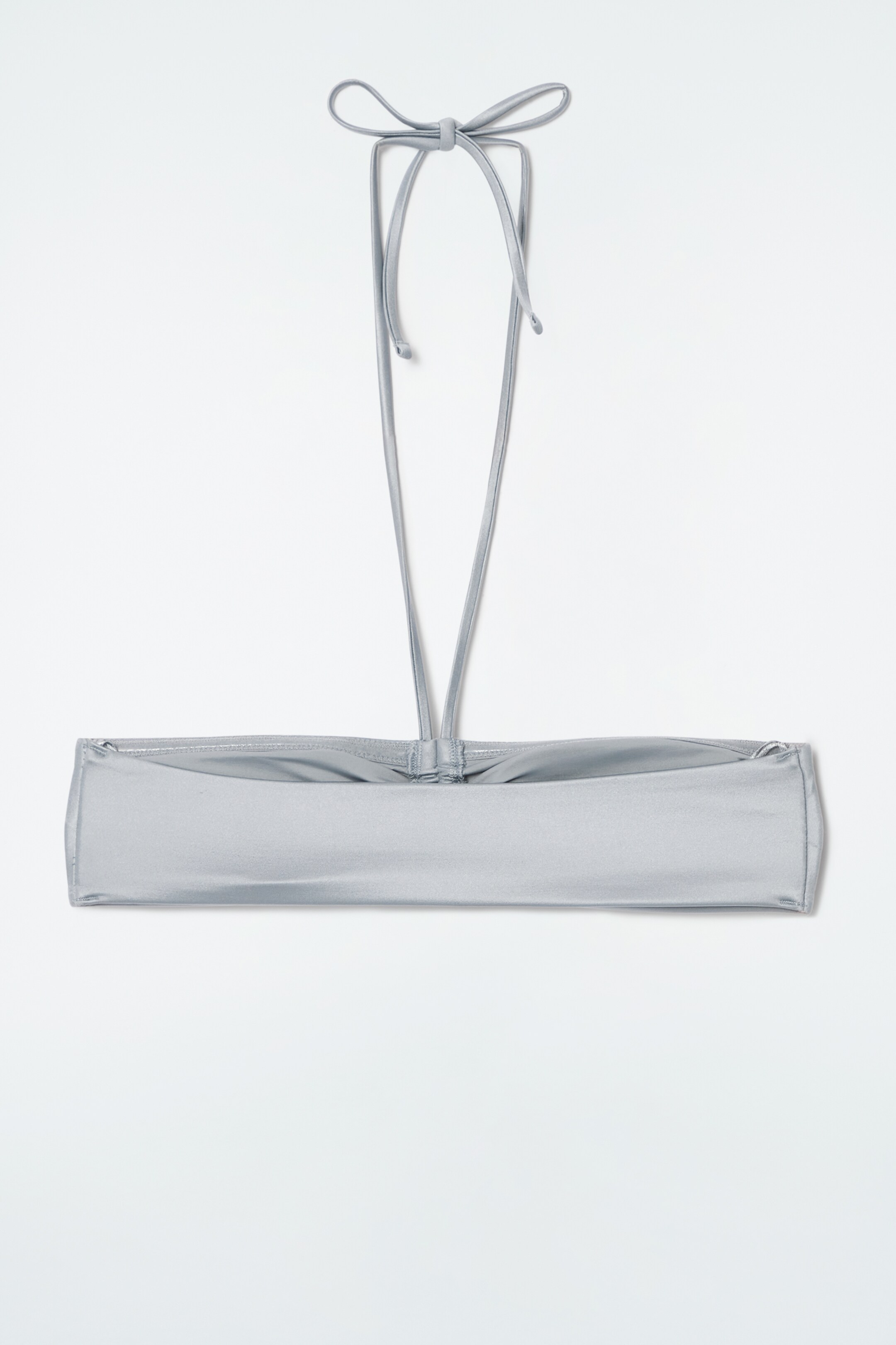 Ingrandisci l'immagine: RUCHED BANDEAU BIKINI TOP - SILVER - DONNA | H&M CH 2