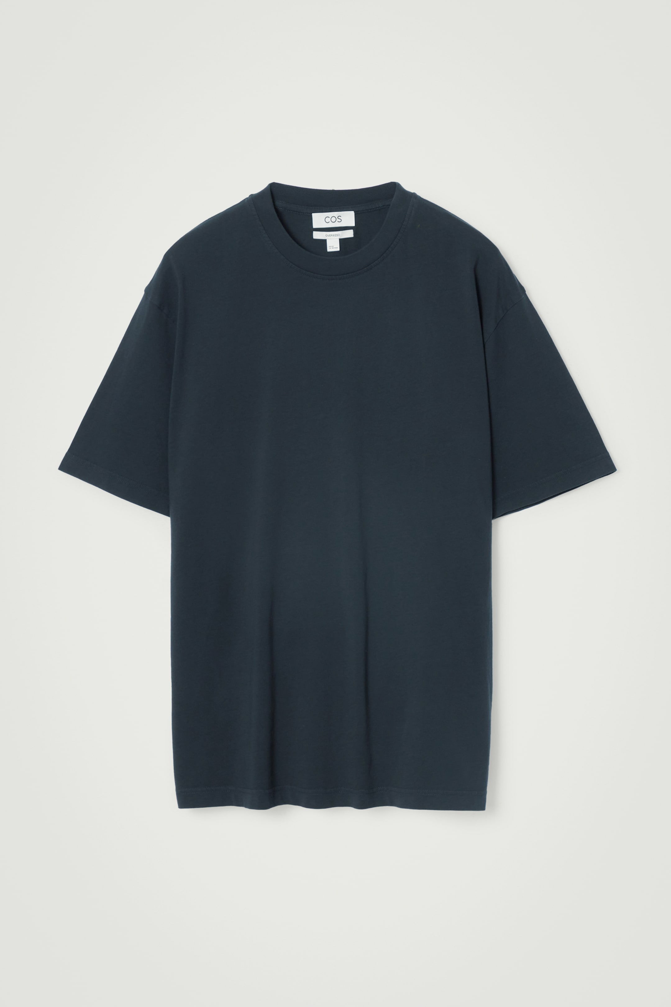 View larger image: OVERSIZED COTTON T-SHIRT - NAVY - Men | H&M GB 6