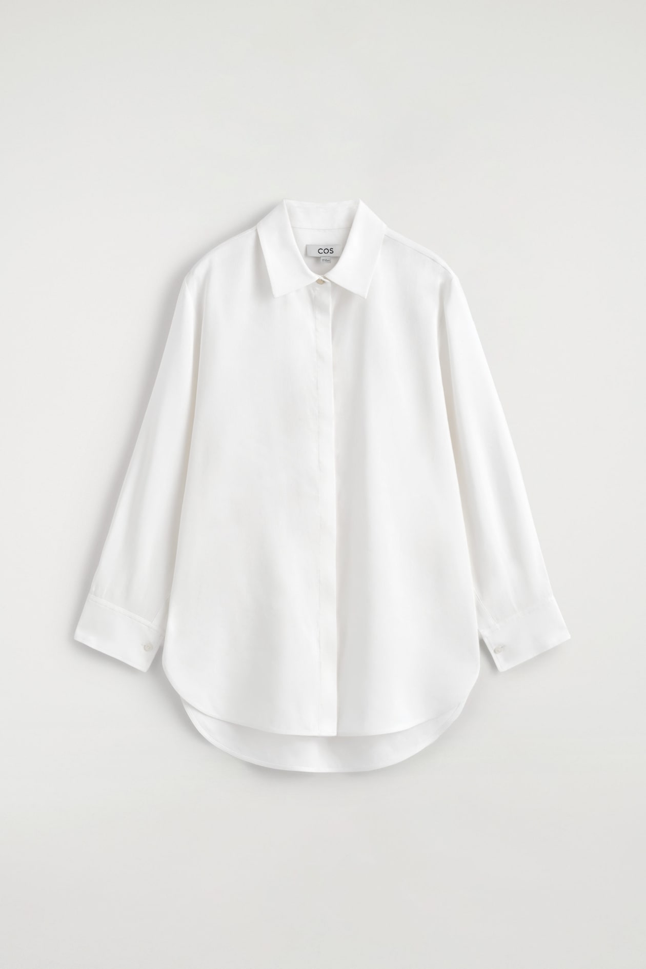 LONGLINE LINEN SHIRT