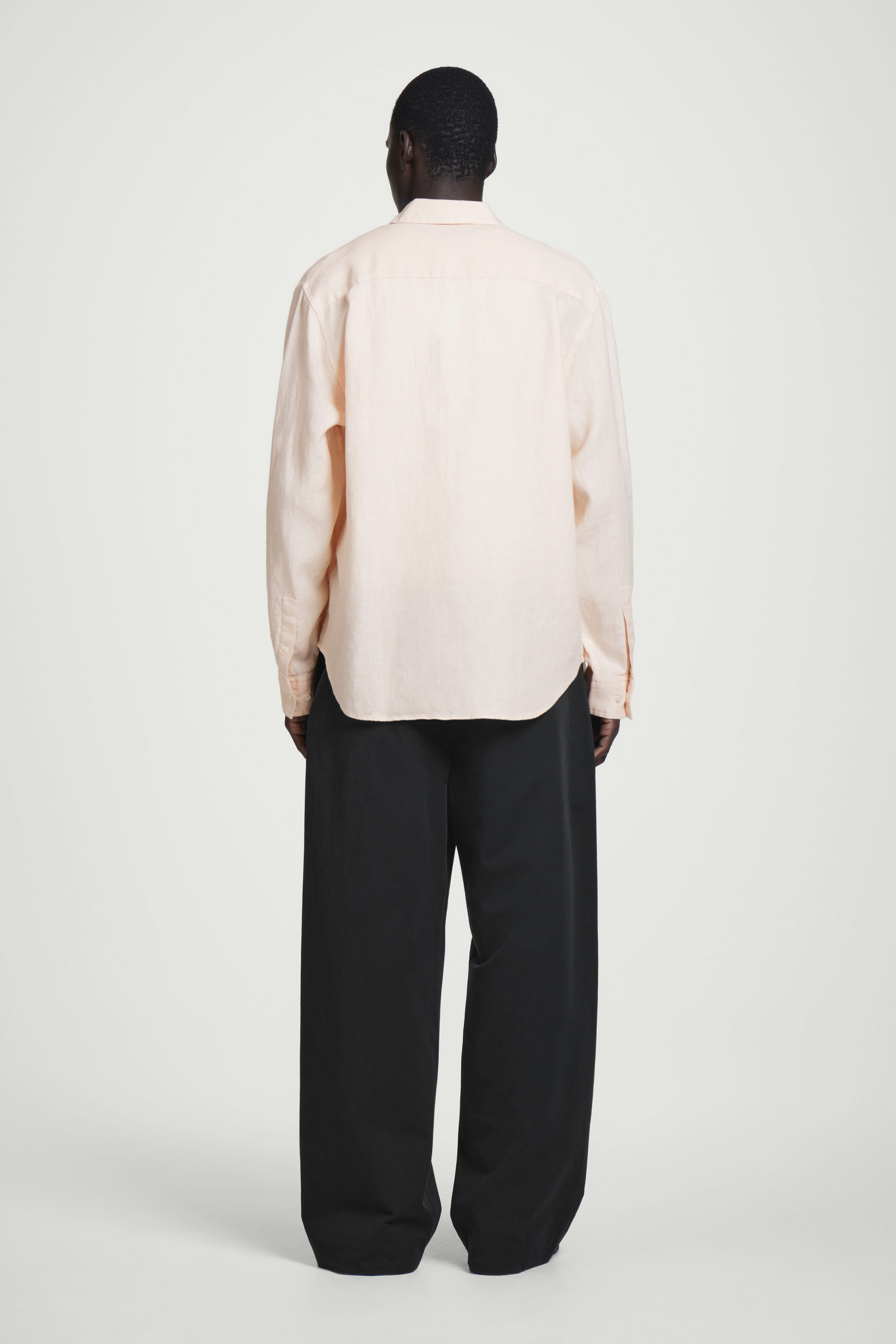 パパス 美品 papas+ linen BD L/S shirt XL 4e7a69d22ce8228a7affd0416feb56