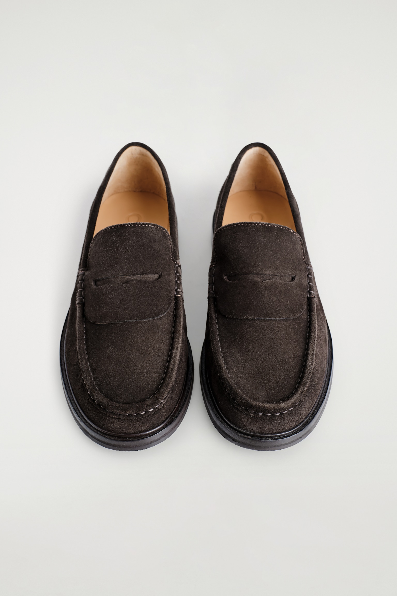 KLASSISCHE PENNY LOAFERS AUS LEDER - DUNKELBRAUN - 3