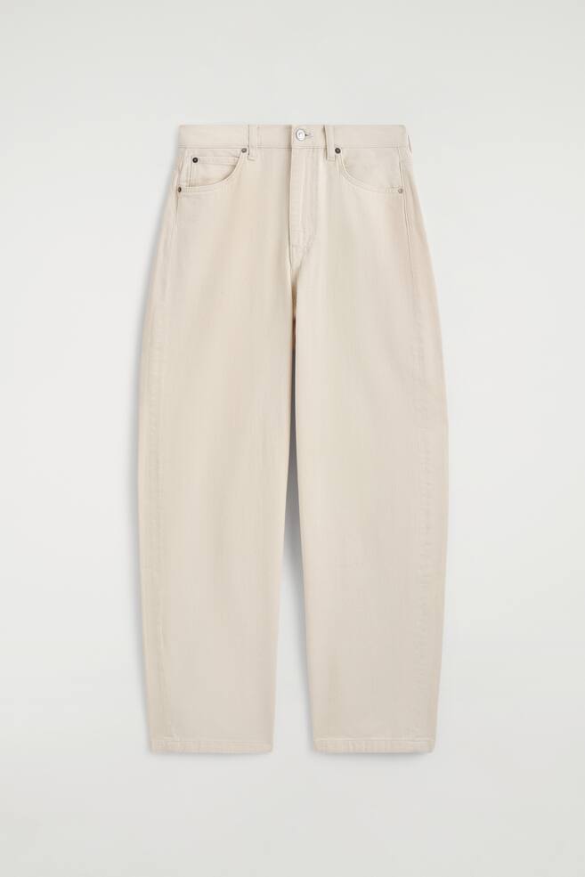 LAGOON WIDE-LEG JEANS - IVORY - 1