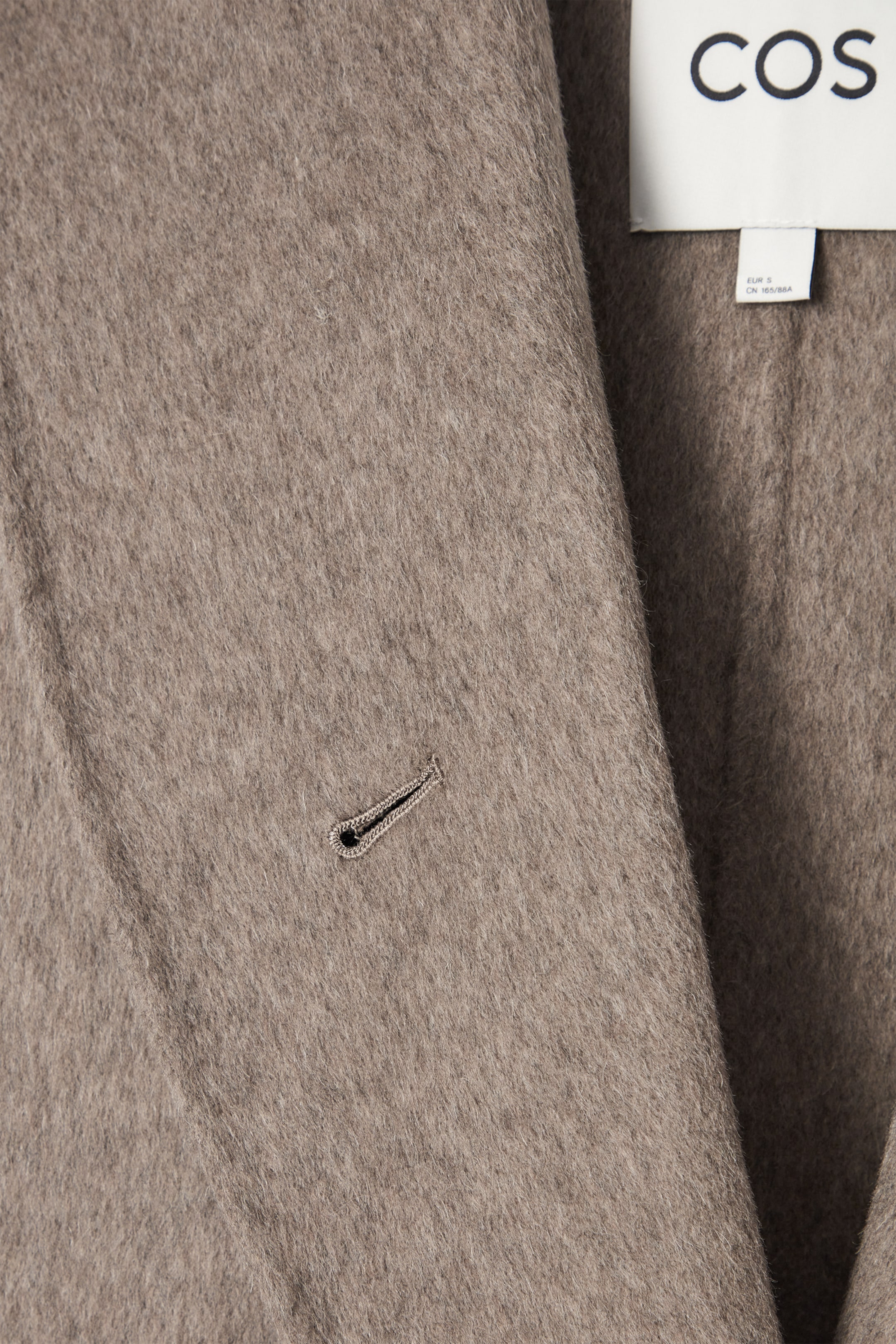 View larger image: DOUBLE-FACED WOOL PEA COAT - MOLE - Ladies | H&M GB 3