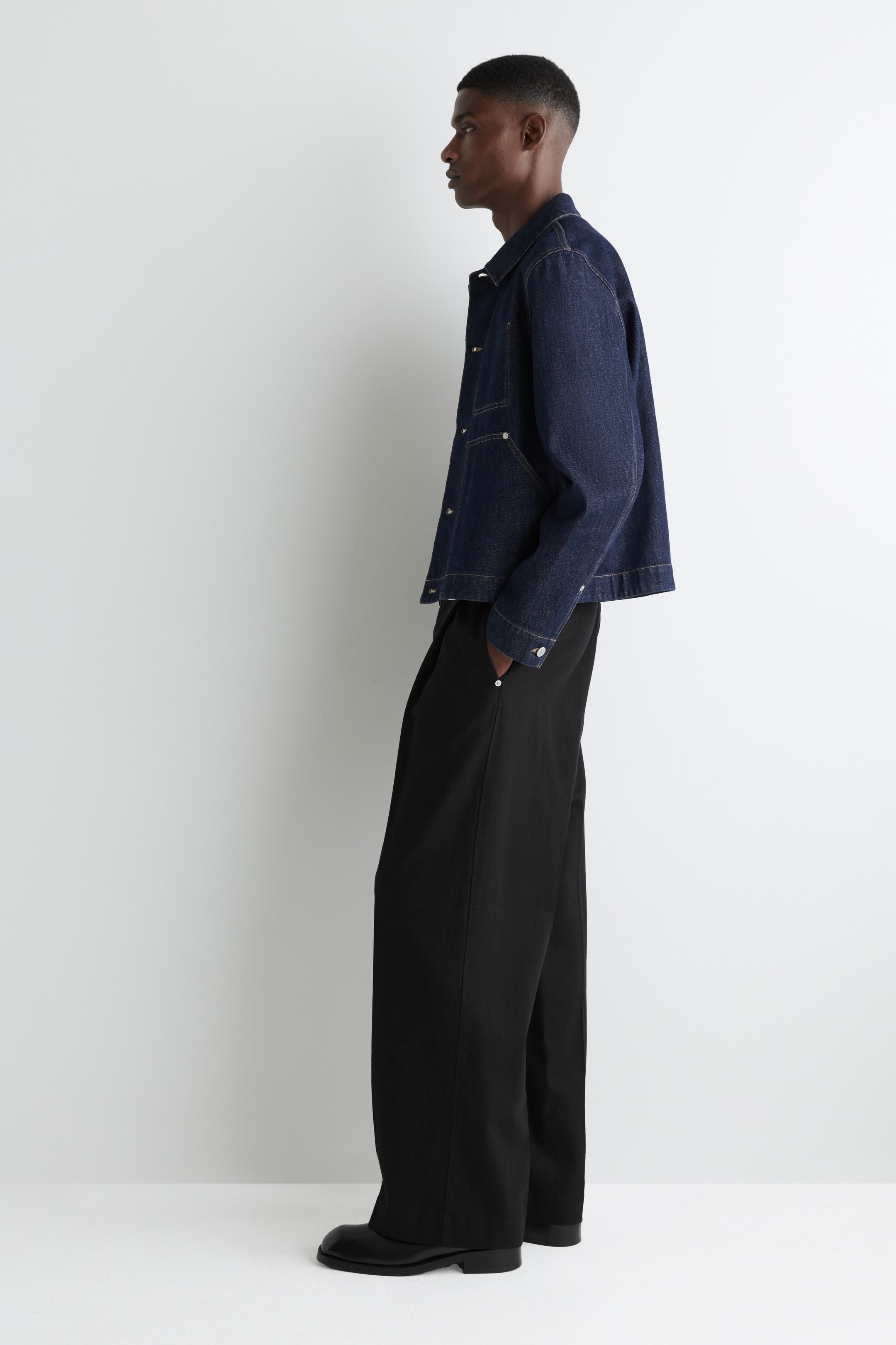 Visualizza immagine più grande: GIACCA IN DENIM LAVATO - BLU SCURO - UOMO | H&M IT 5