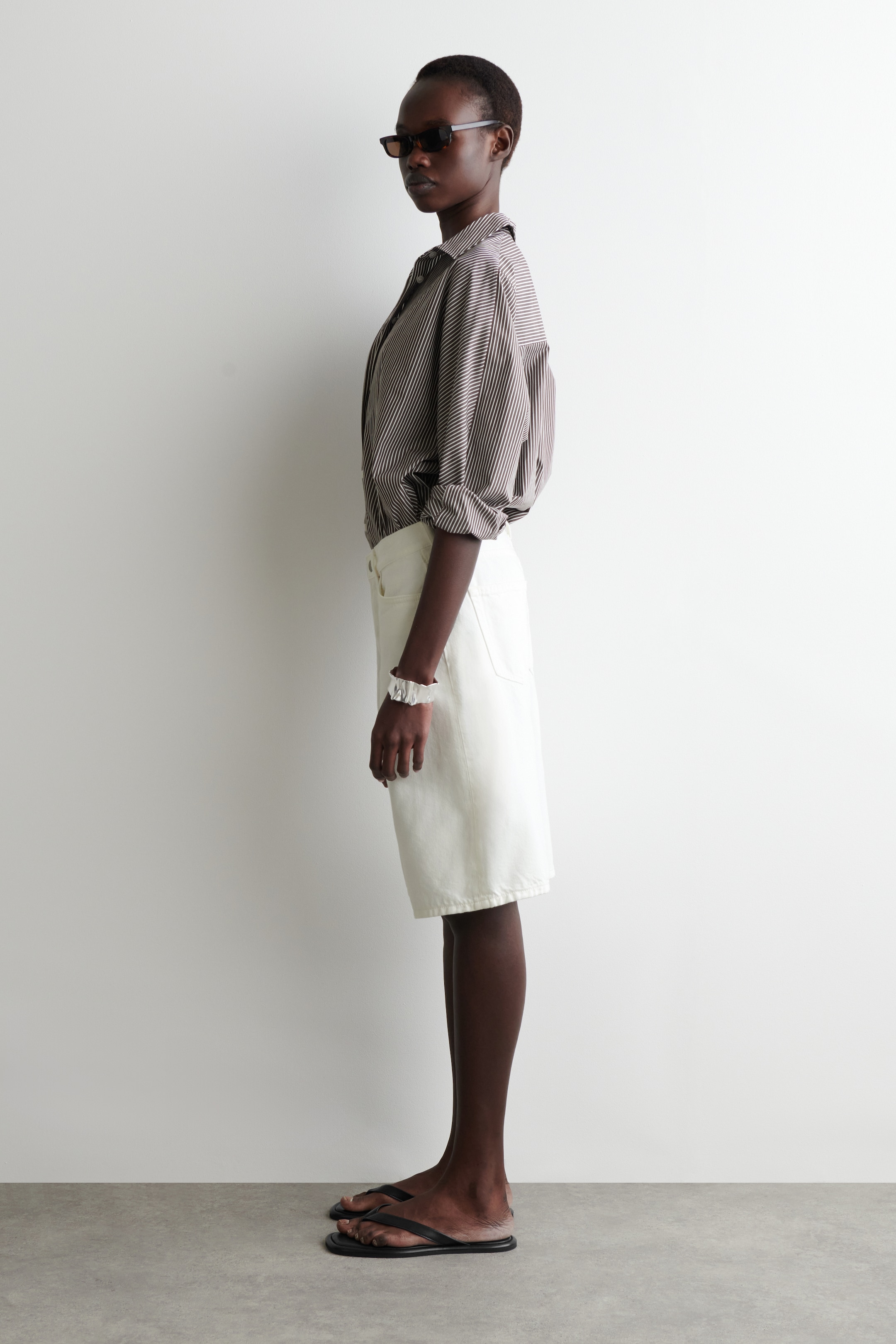 Agrandir l'image: BERMUDA EN DENIM - CRAIE - FEMME | H&M FR 2