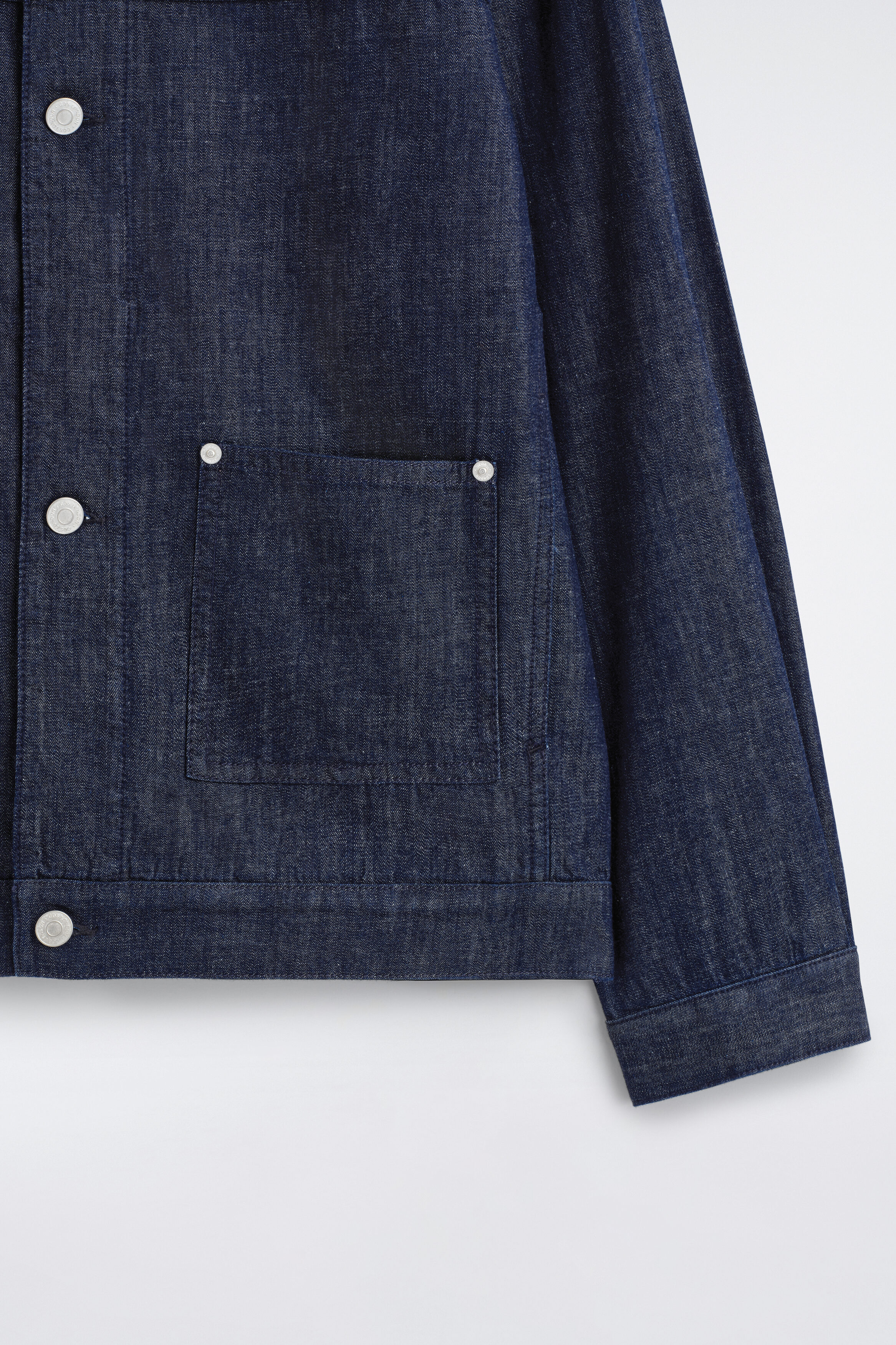 DENIM SHIRT JACKET - INDIGO | COS US