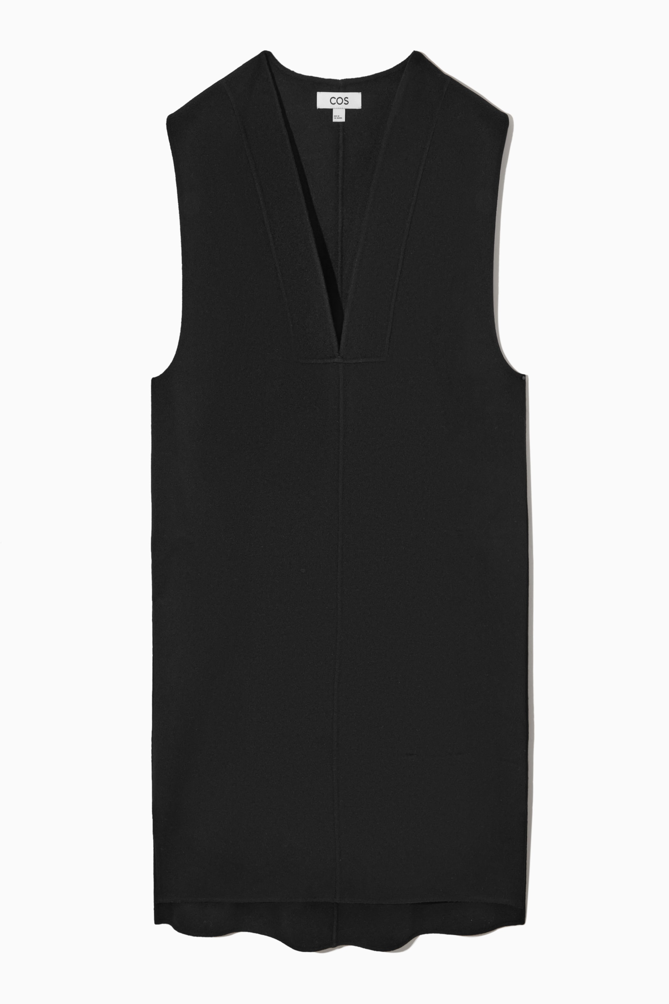 Grösseres Bild ansehen: OVERSIZED-WOLLKLEID MIT V-AUSSCHNITT - SCHWARZ - DAMEN | H&M CH 1