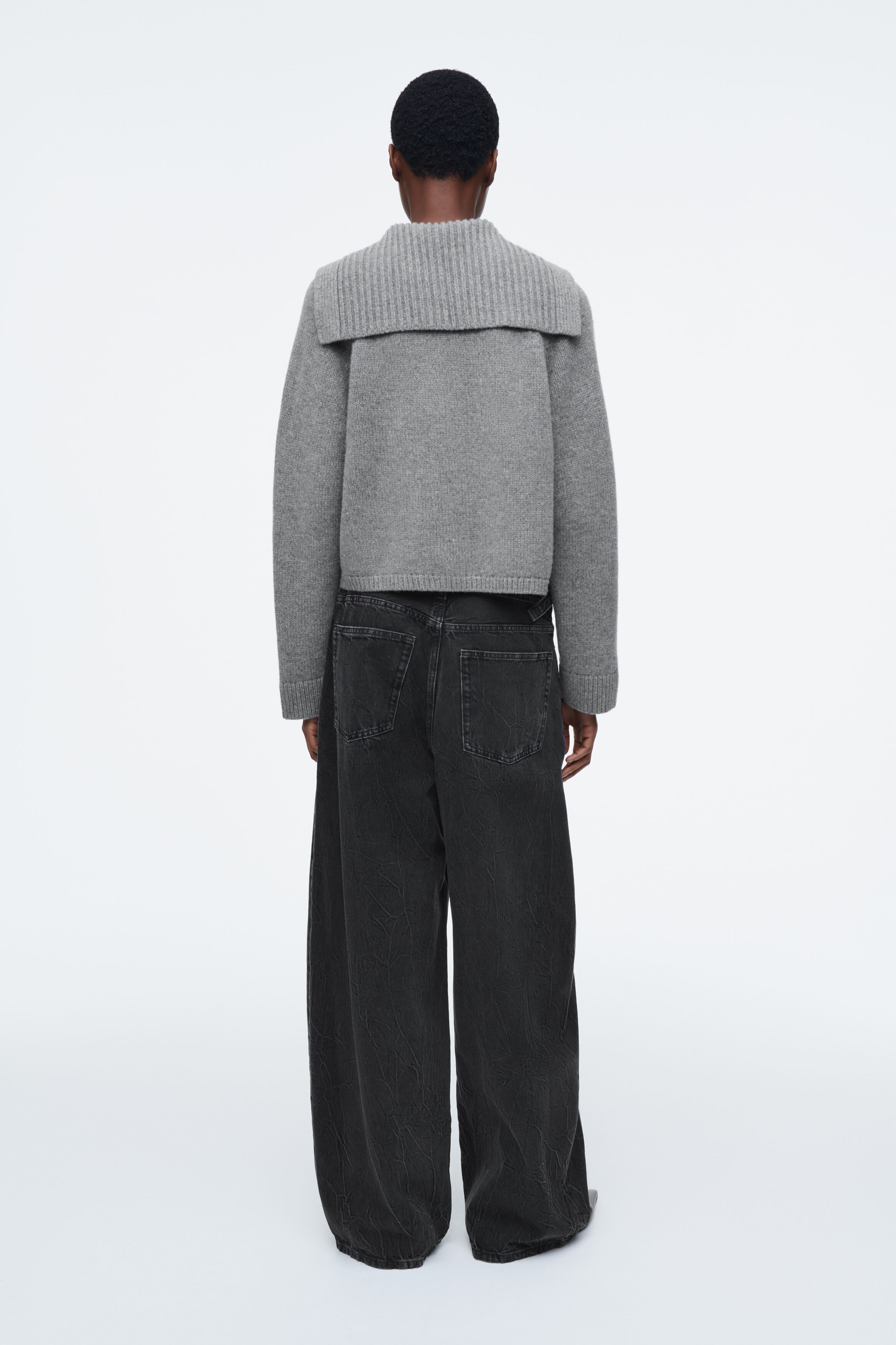 SAILOR COLLAR CARDIGAN 2468P カーディガン ニット Sailor Collar Knit Cardigan - Cider