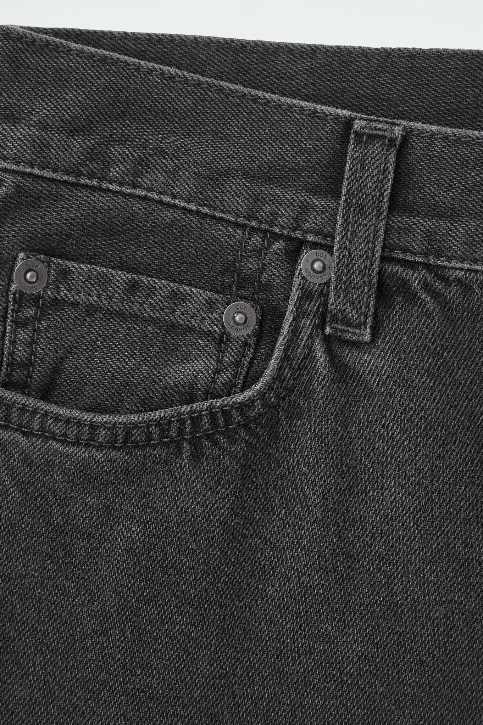 TIDE WIDE-LEG JEANS - WASHED BLACK/DUSTY BLUE/GREY/MID-WASH BLUE/BLACK - 2