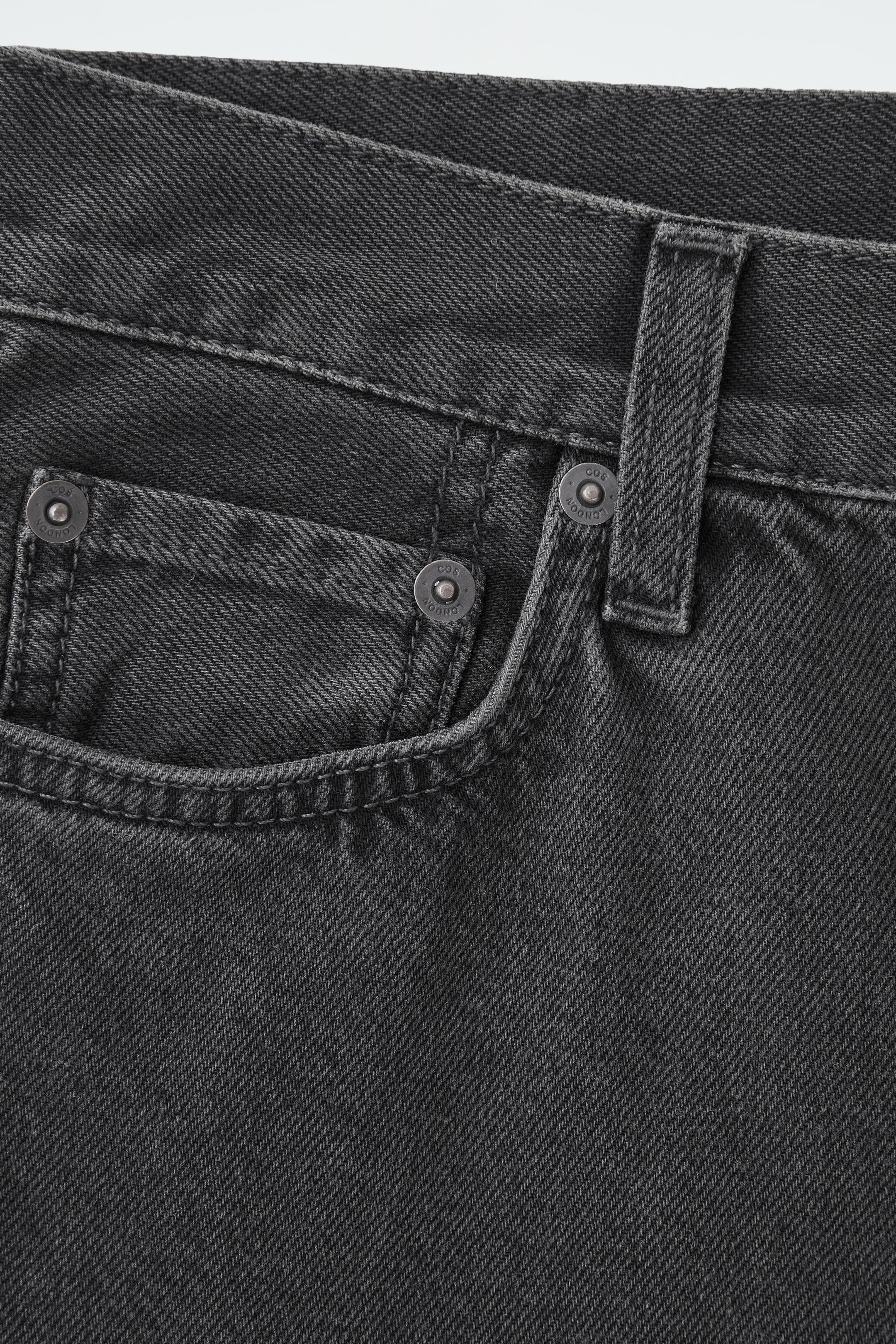 View larger image: TIDE WIDE-LEG JEANS - WASHED BLACK - Ladies | H&M GB 2