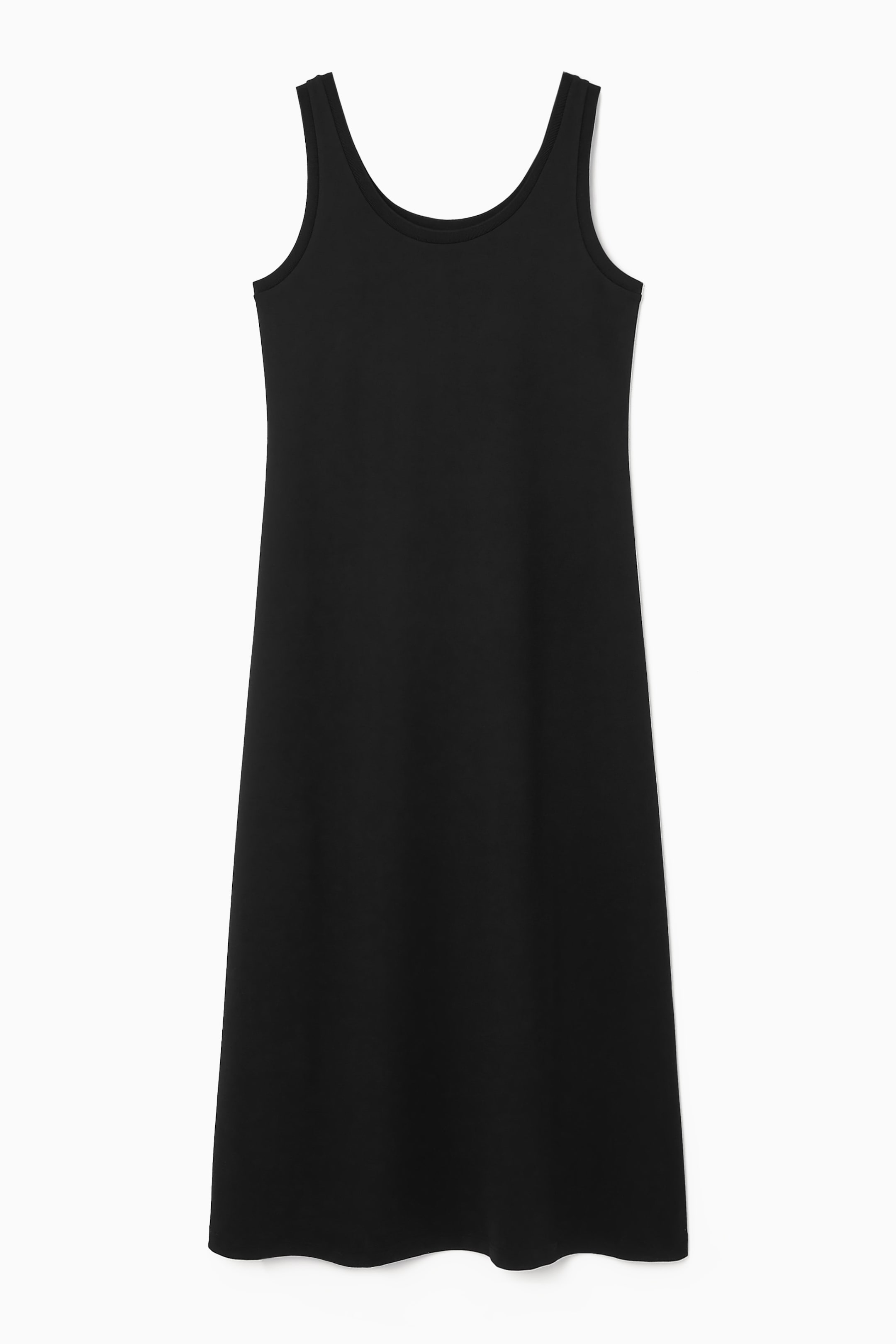 Ingrandisci l'immagine: SCOOP-NECK JERSEY MIDI DRESS - BLACK - DONNA | H&M CH 1