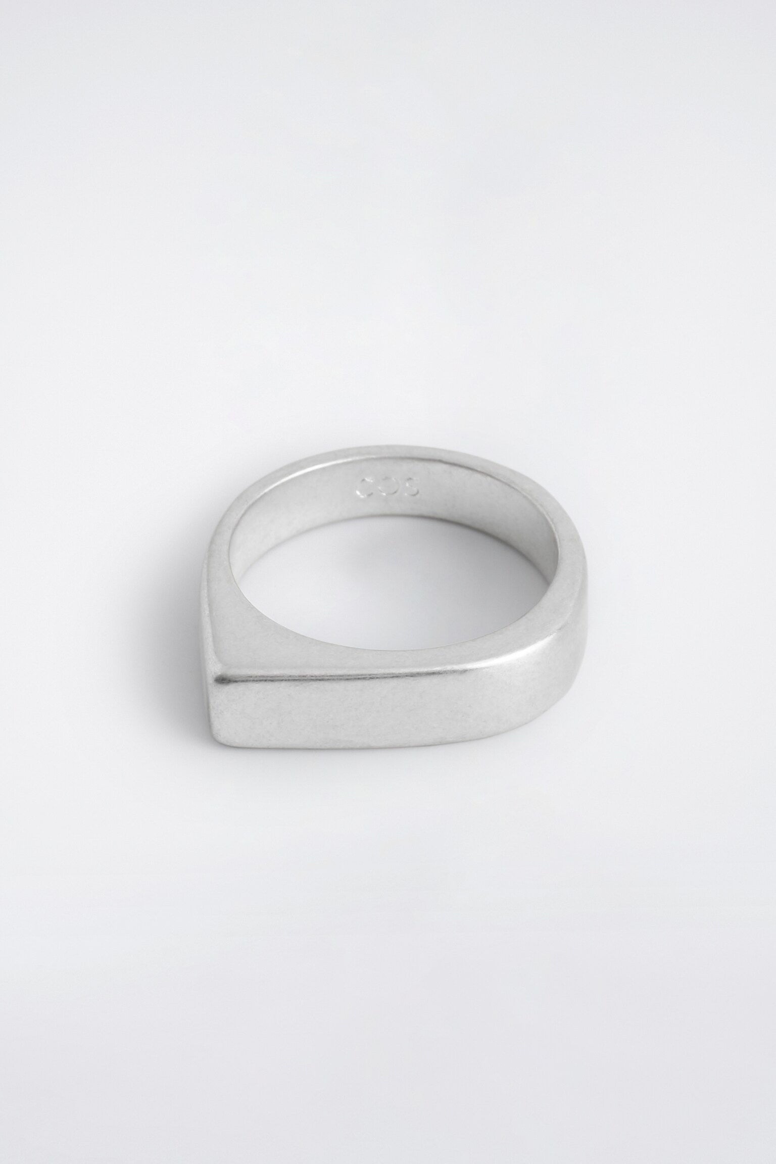 ANILLO SELLO ANGULAR - PLATEADO - 3