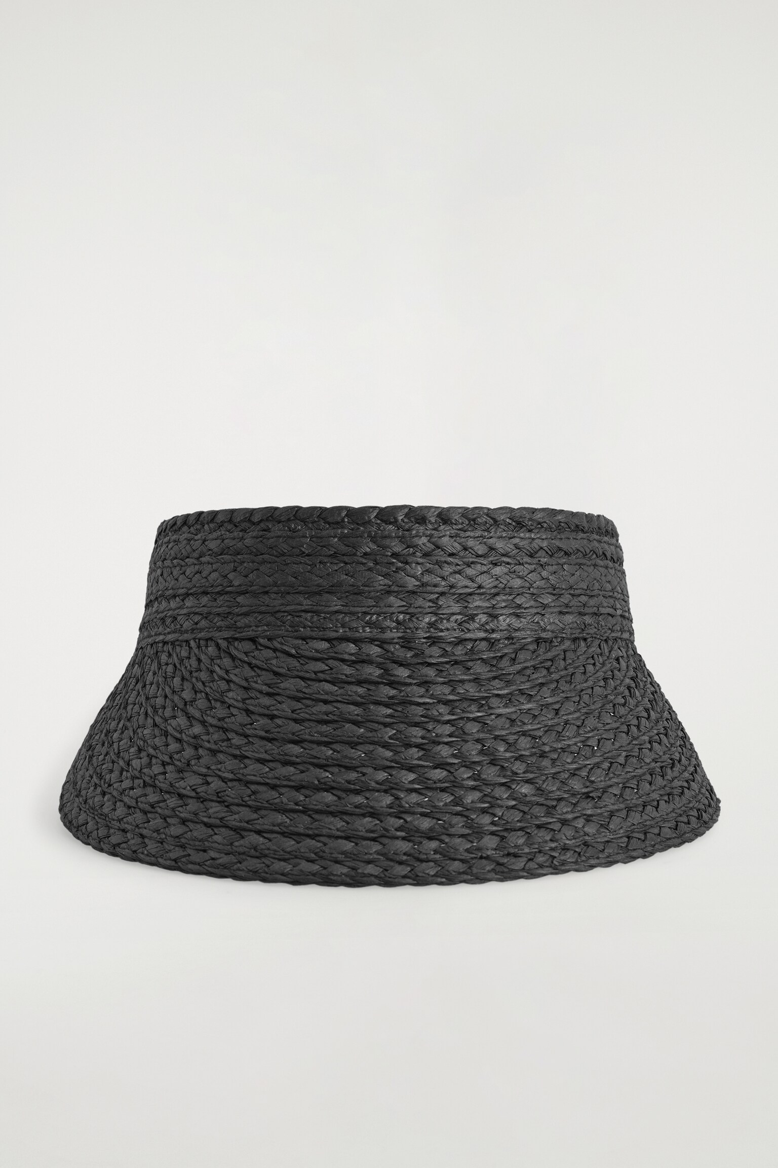 VISERA TRENZADA DE PAPEL - NEGRO - 5