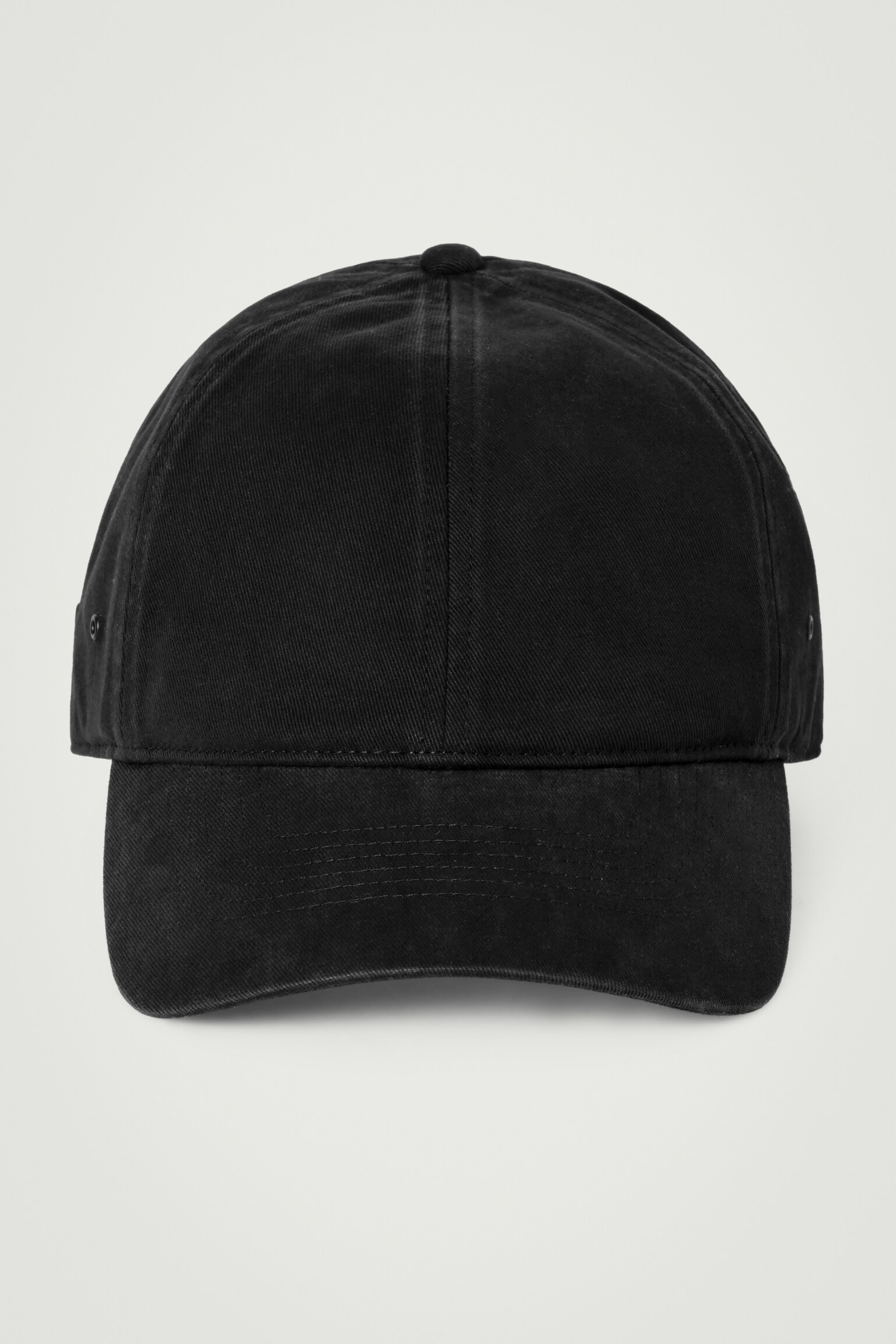 COTTON-TWILL BASEBALL CAP - BLACK - 4